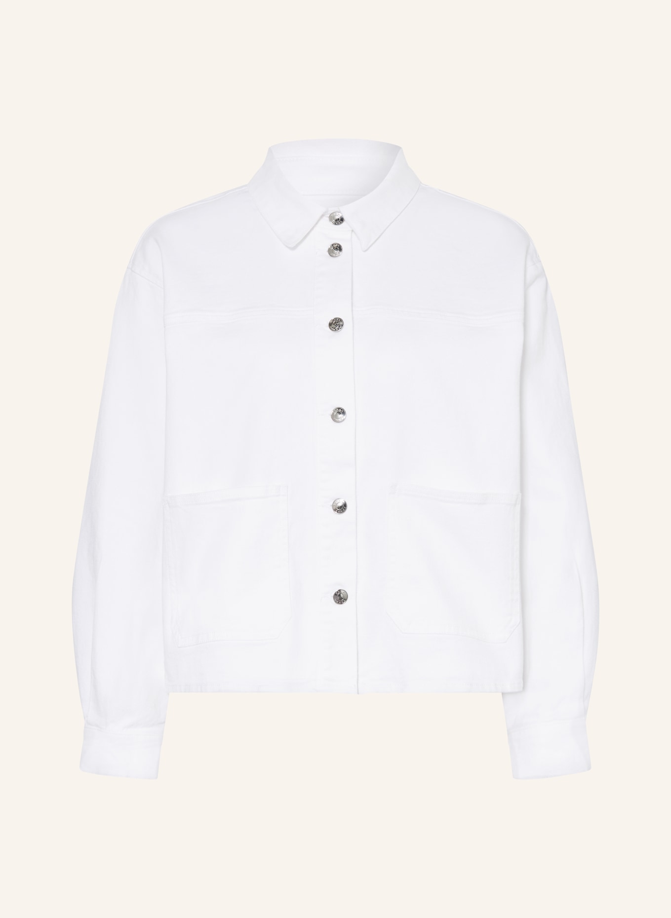 comma Jeansjacke: 0100 WHITE