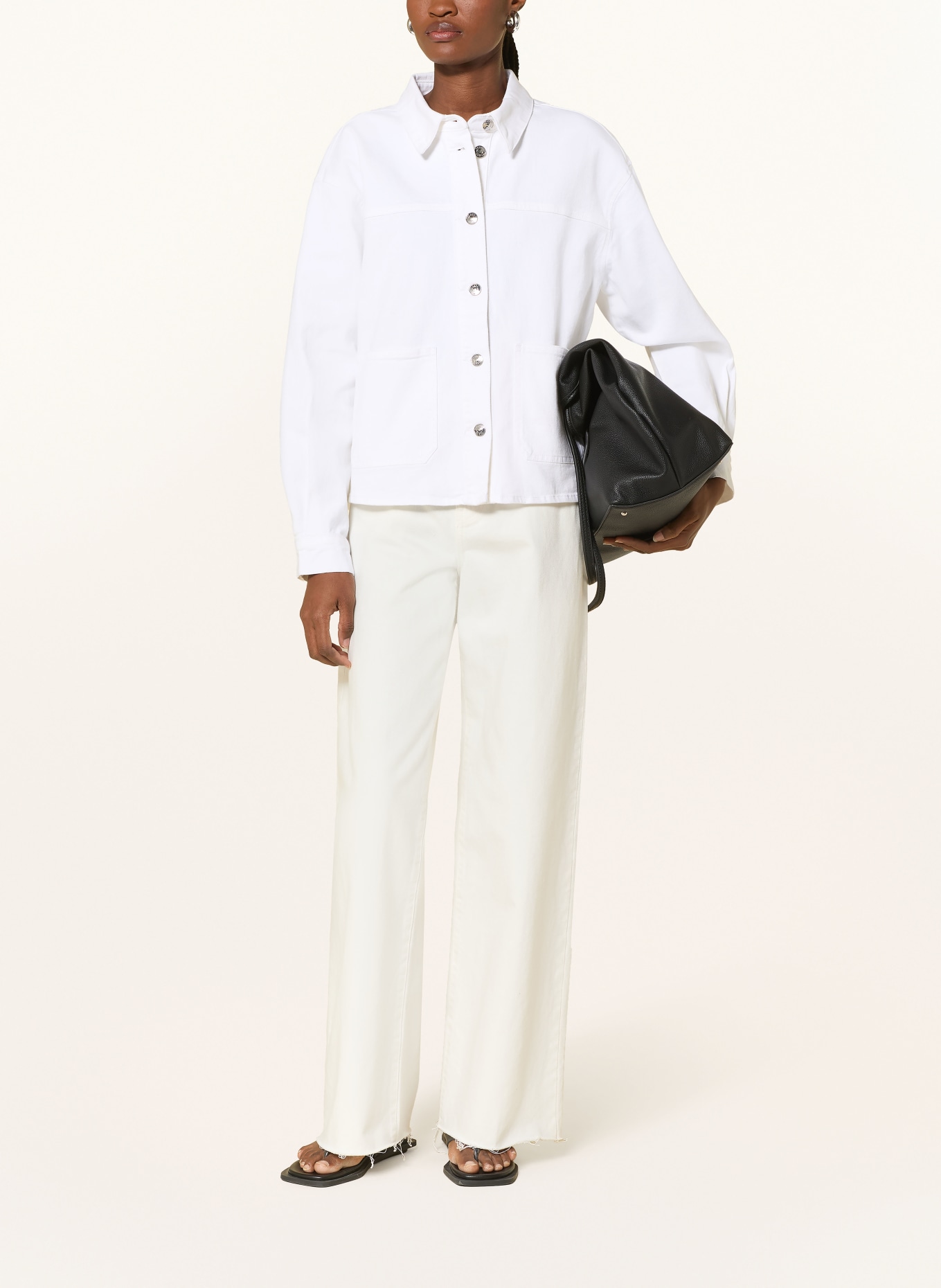 comma Jeansjacke: 0100 WHITE