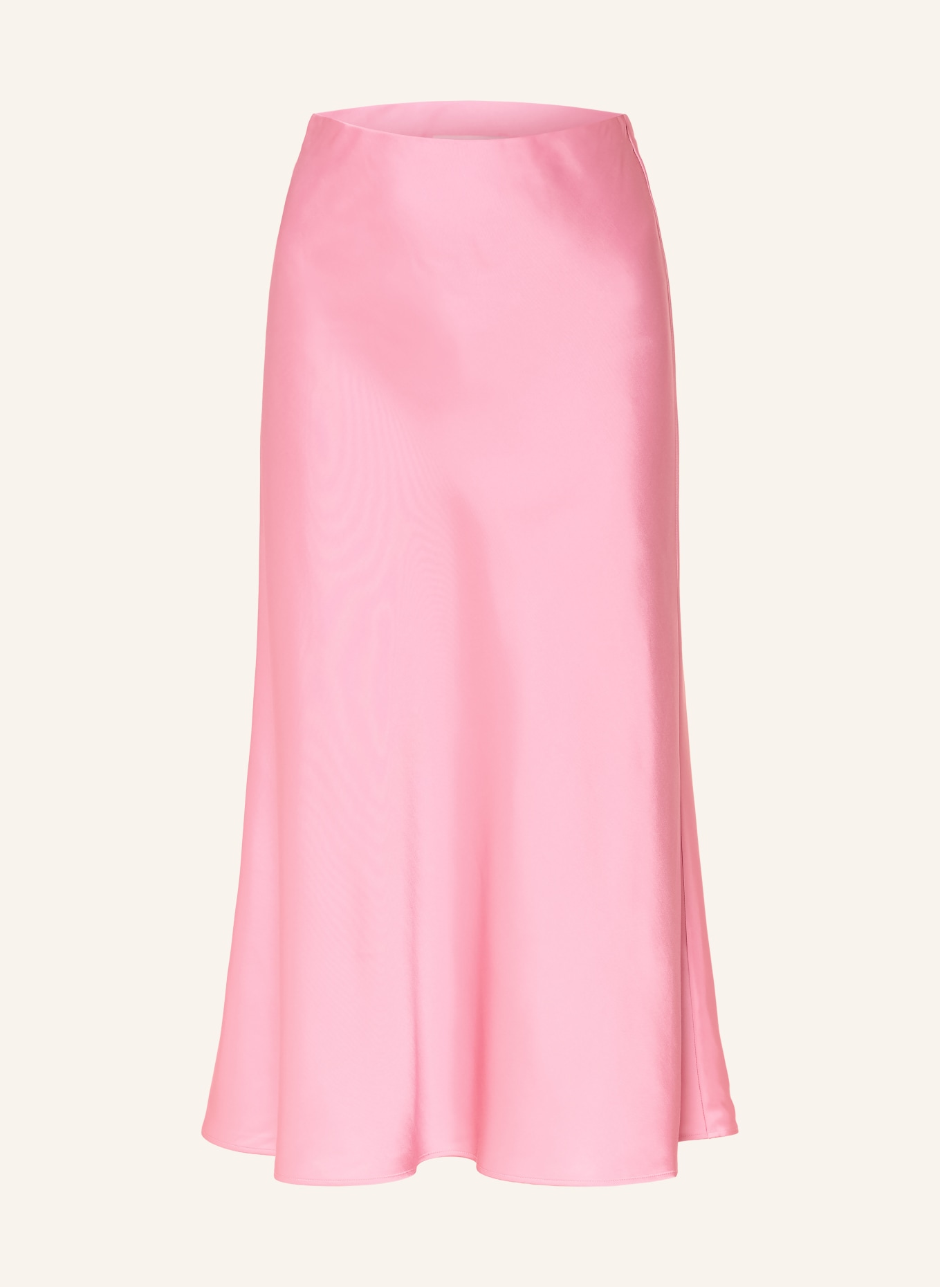 comma Satijnen rok: ROZE