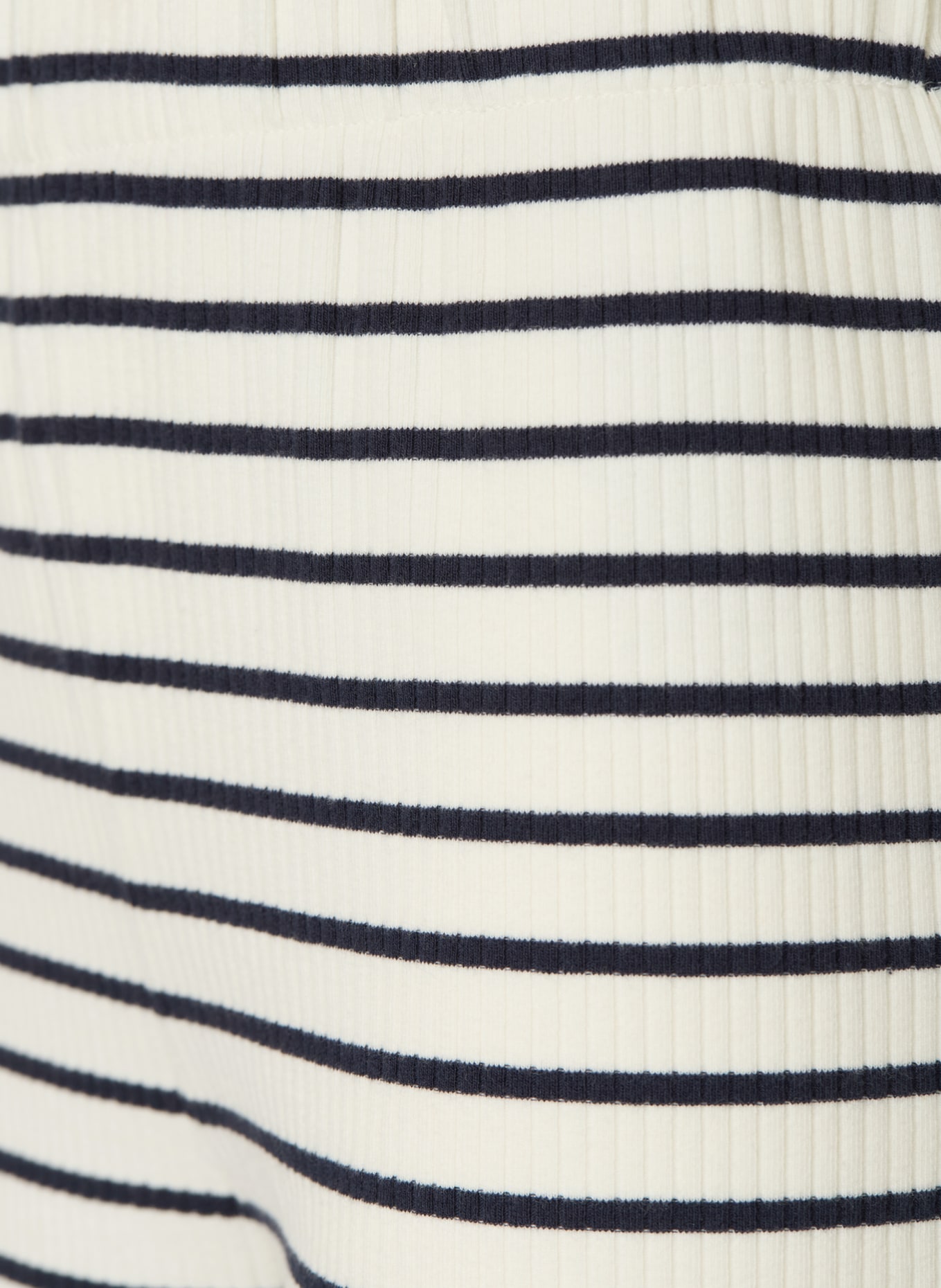 s.Oliver RED Marlenehose aus Jersey: CREME / DUNKELBLAU