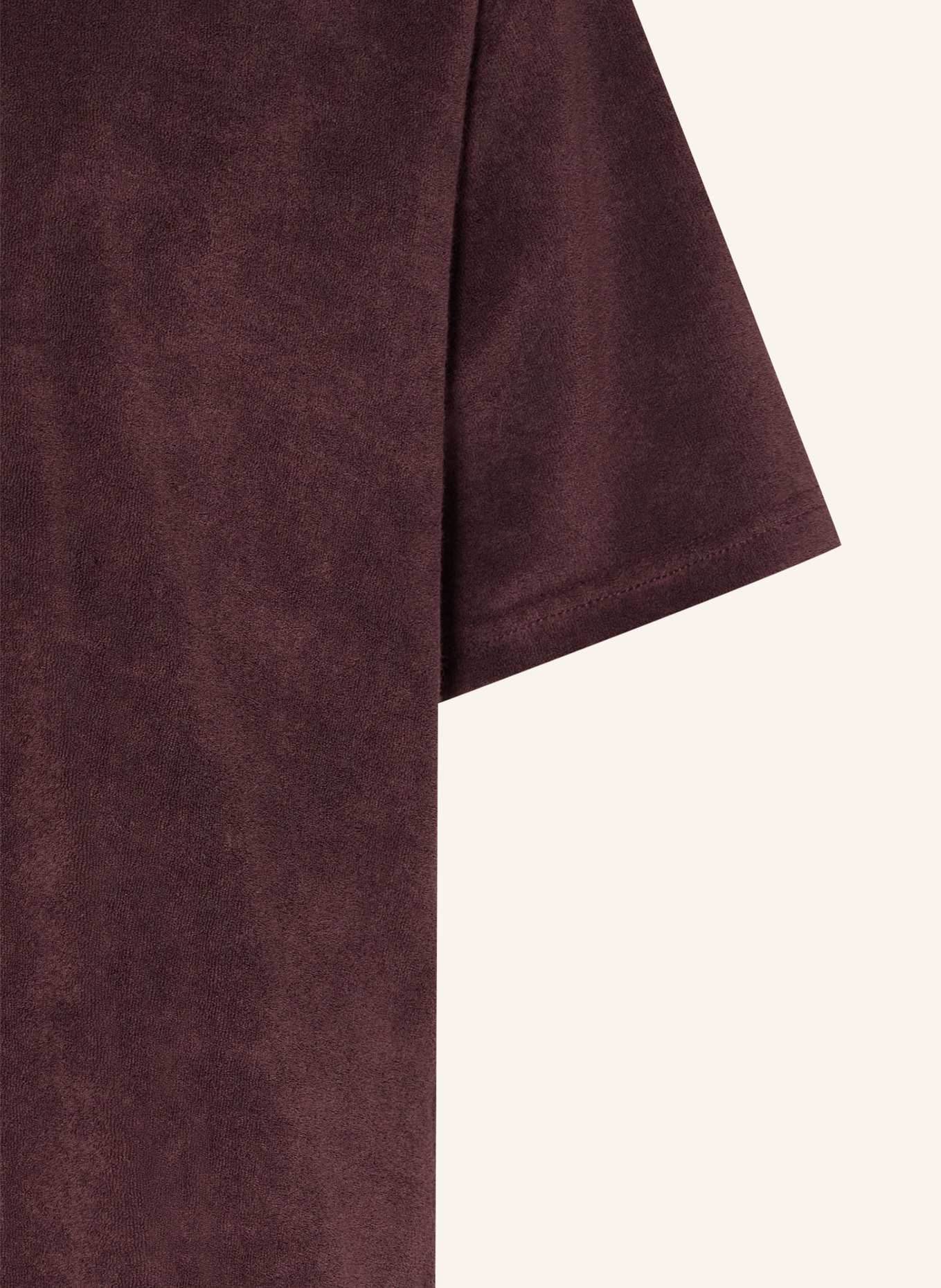 s.Oliver RED Chemise de villégiature en tissu éponge: ROUGE FONCÉ