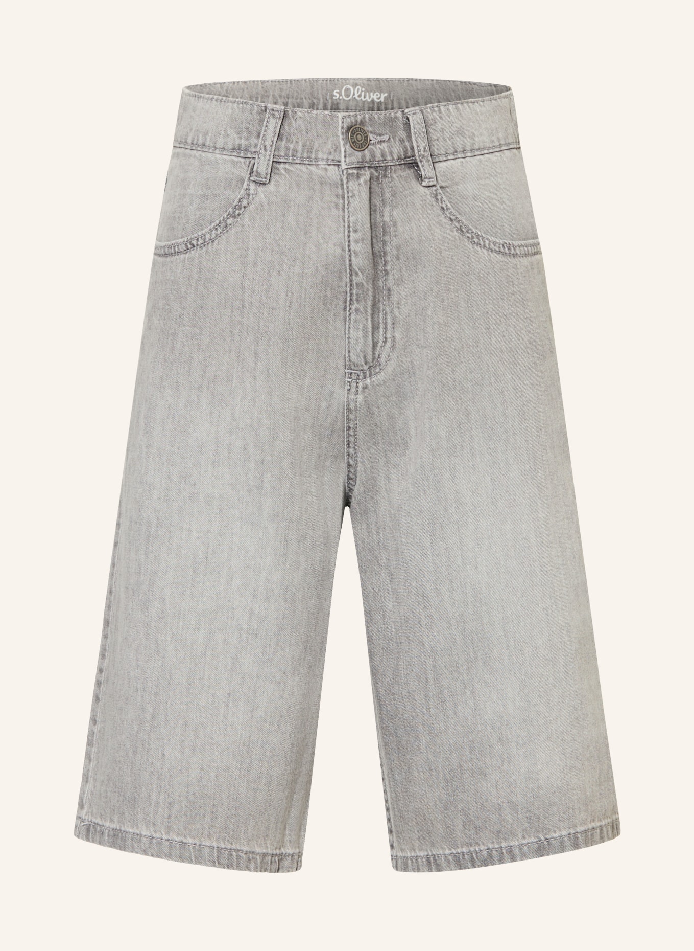 s.Oliver RED Jeans-Bermudas: 93Y7 GREY/BLACK