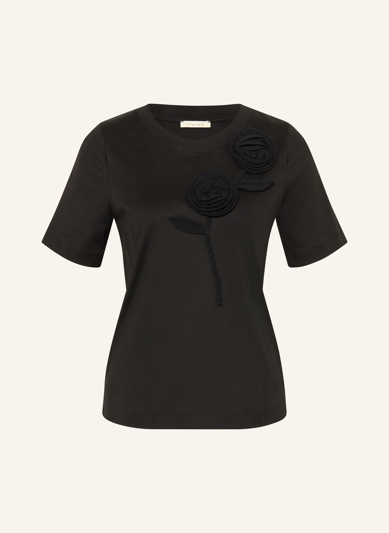 lilienfels T-shirt: ZWART