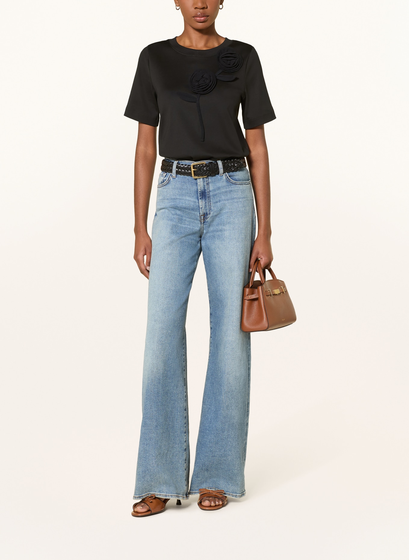 lilienfels T-shirt: ZWART