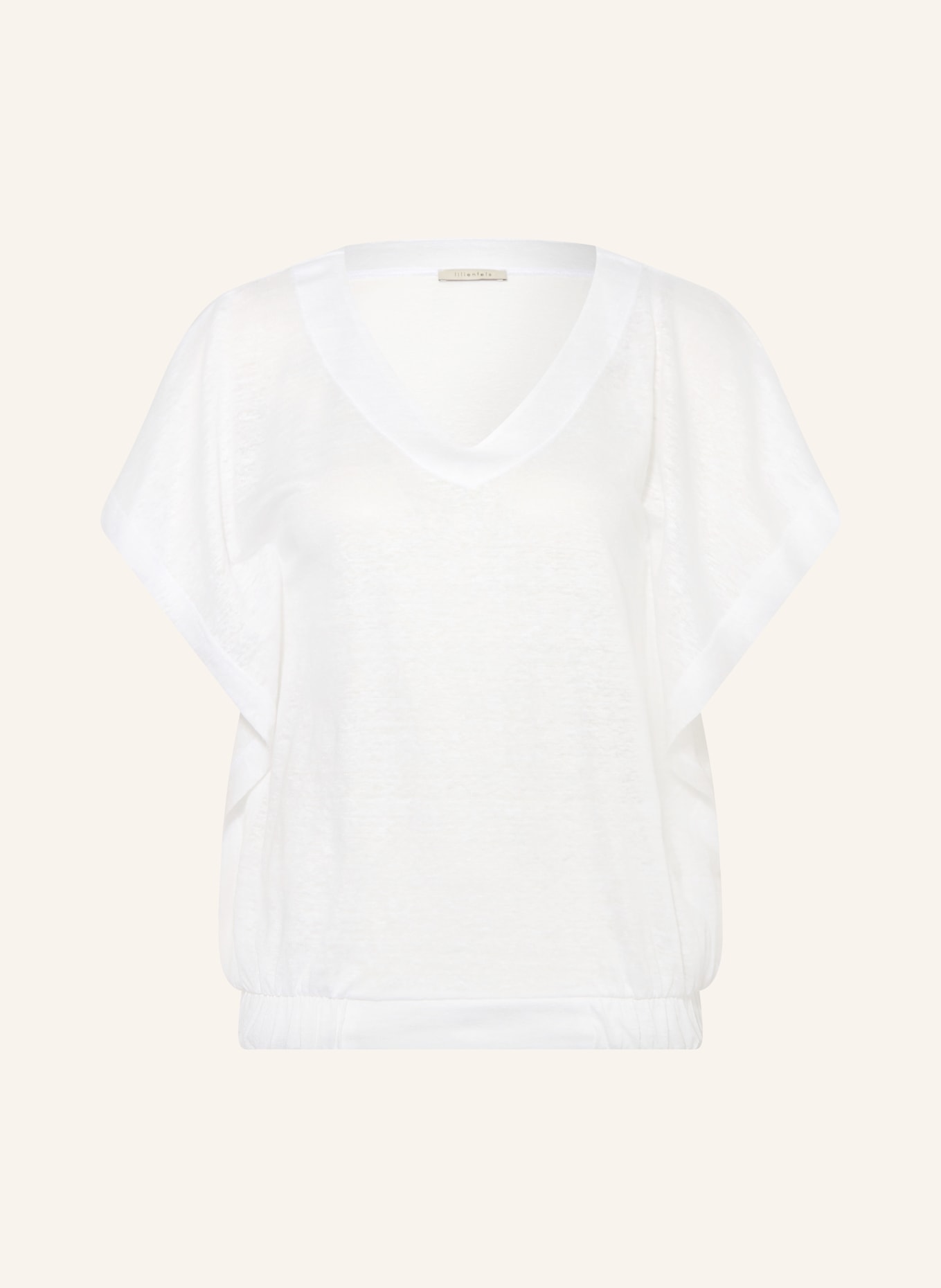 lilienfels Linnen T-shirt: WIT