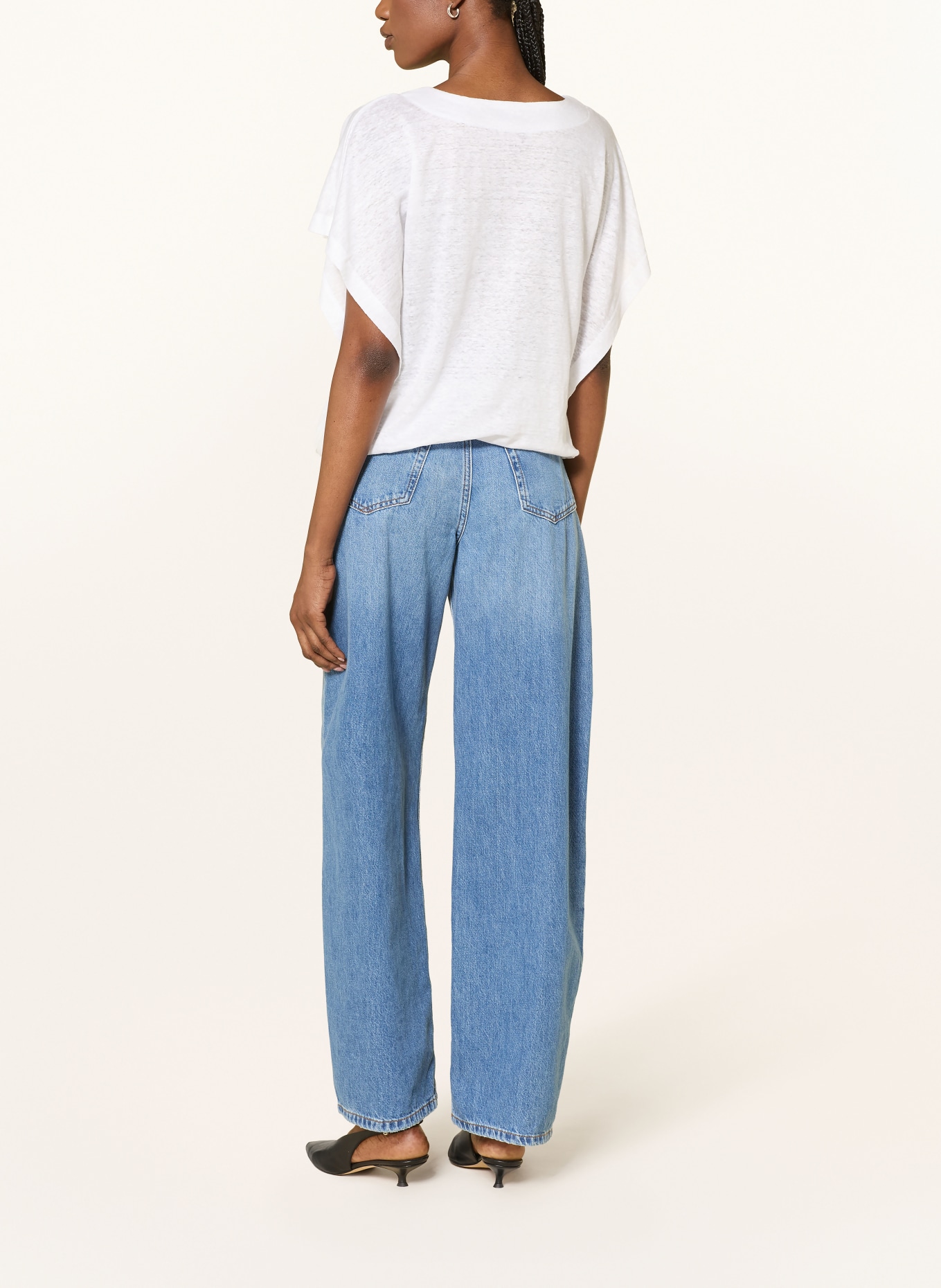 lilienfels Linnen T-shirt: WIT