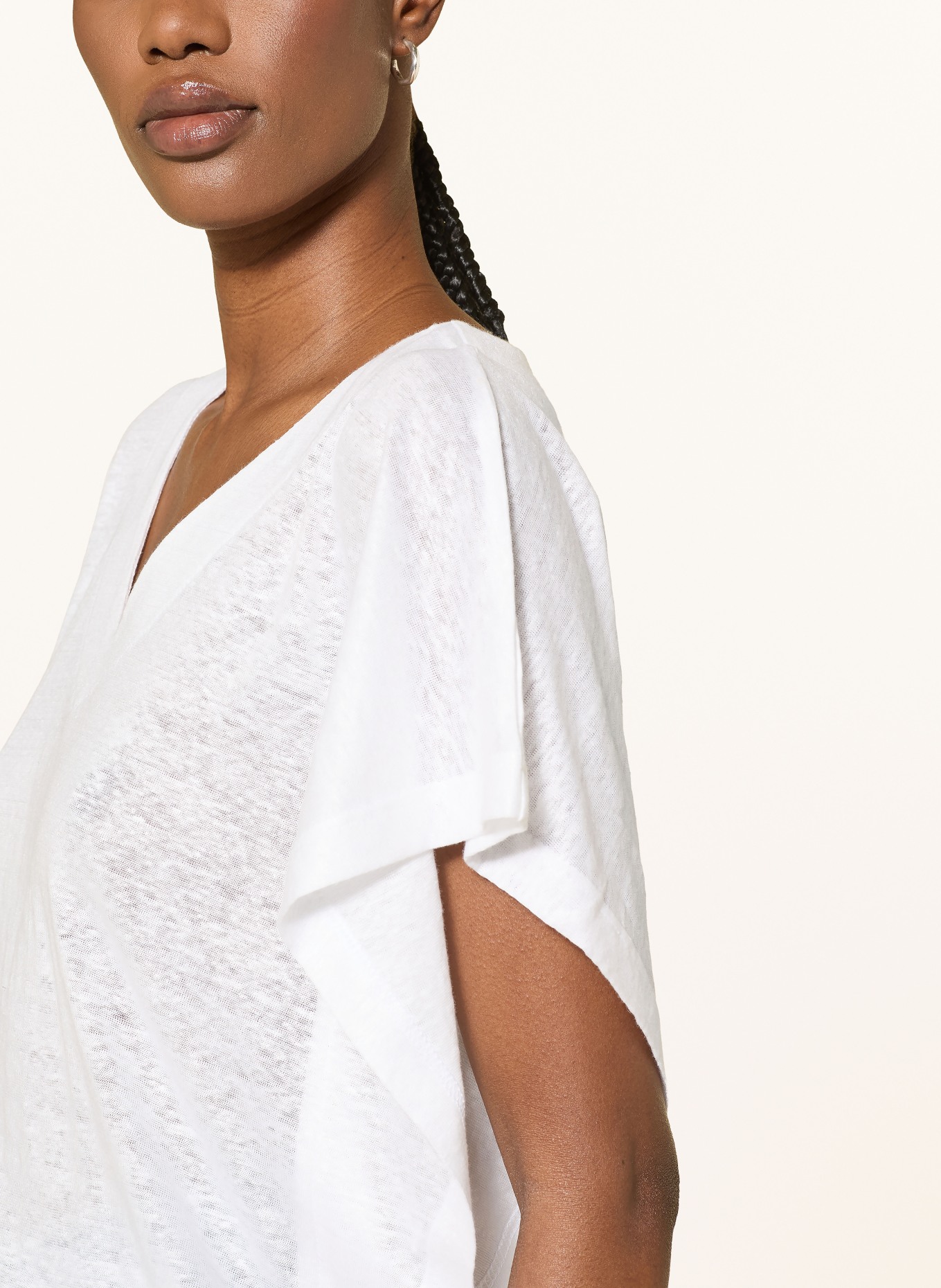 lilienfels Linnen T-shirt: WIT