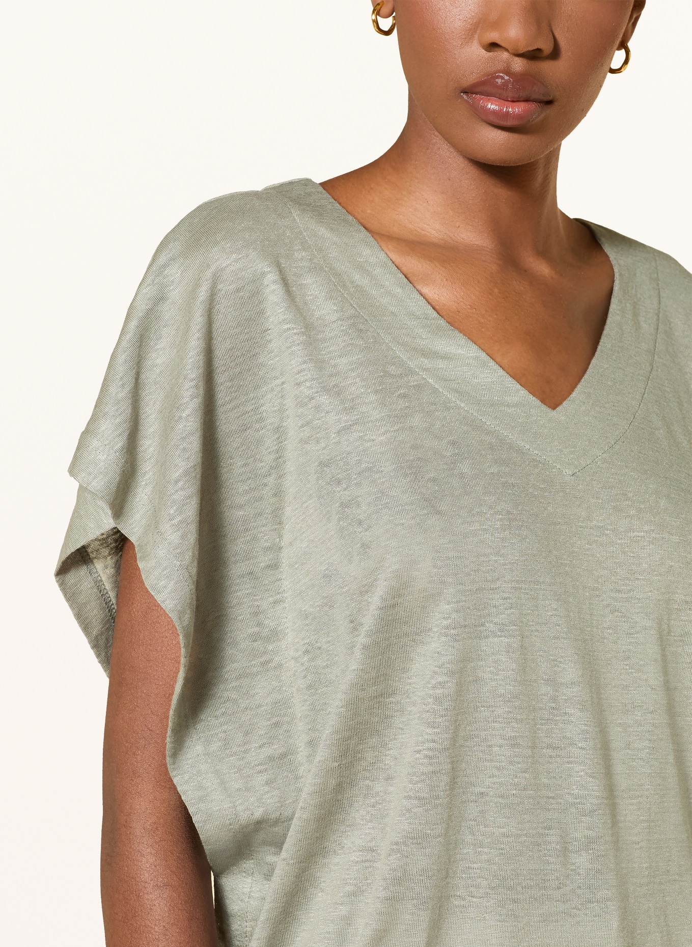 lilienfels Lněné tričko: KHAKI