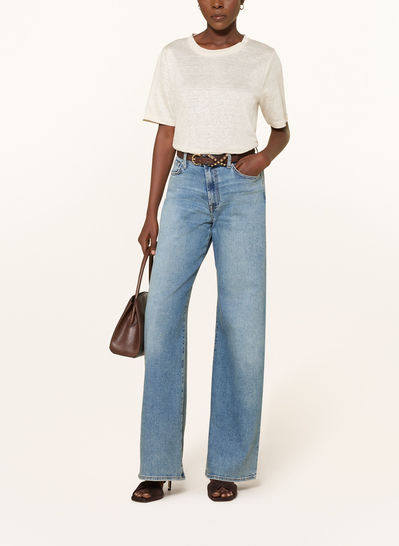 lilienfels Lněné tričko: KRÉMOVÁ