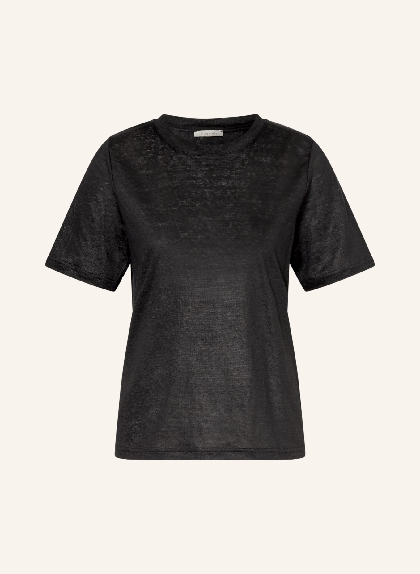 lilienfels Lněné tričko: ČERNÁ