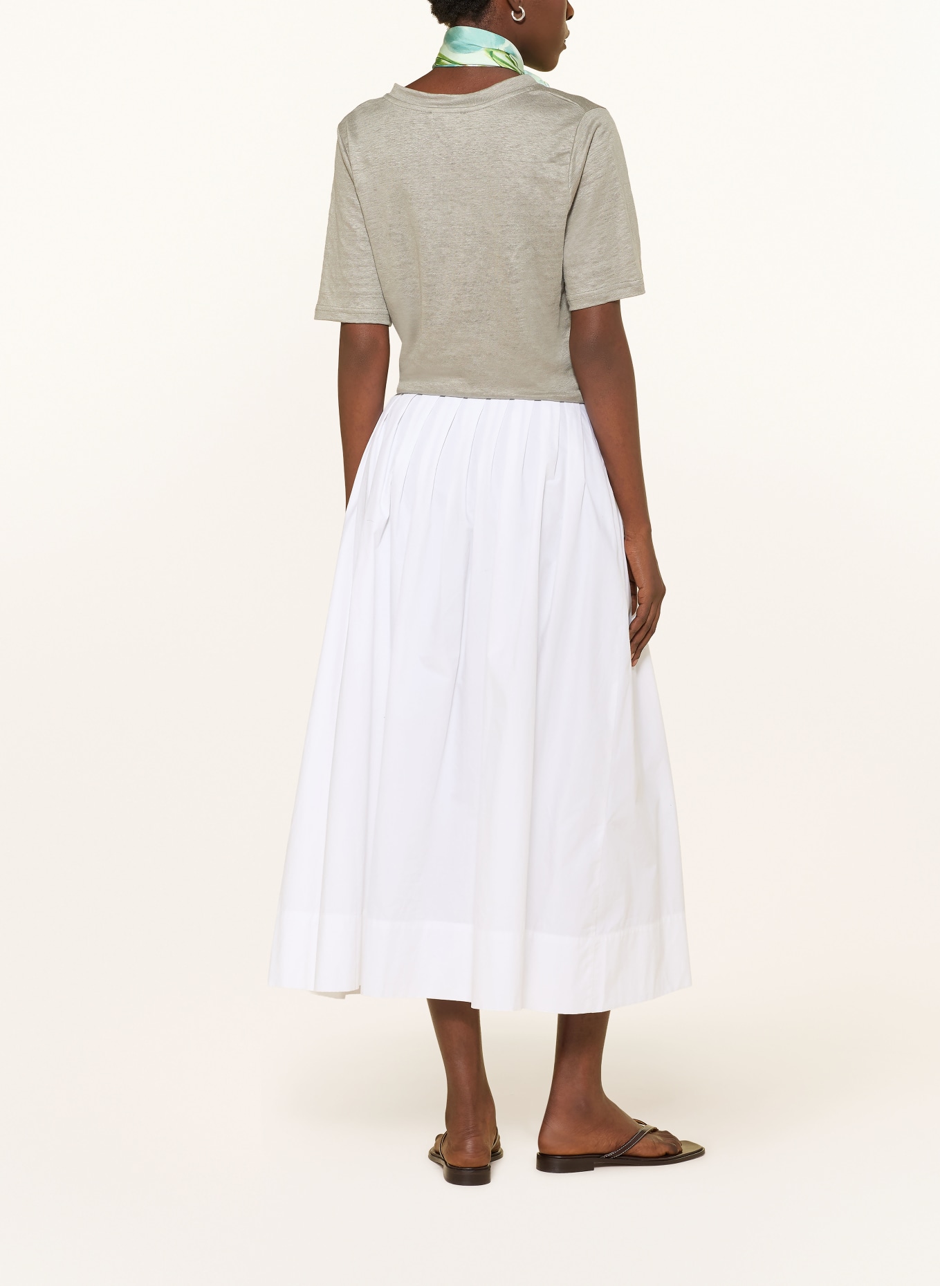 lilienfels Lněné tričko: KHAKI