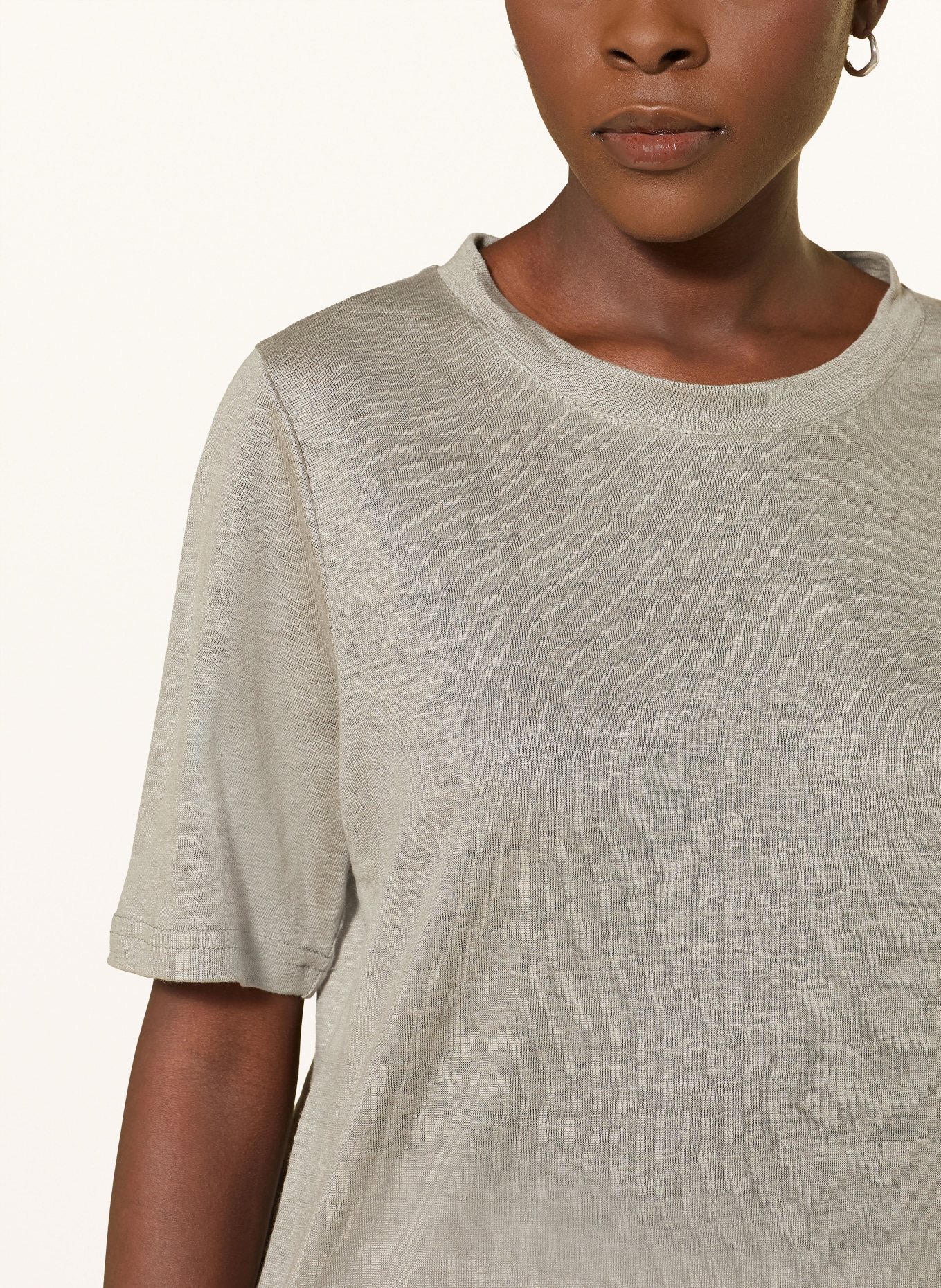 lilienfels Lněné tričko: KHAKI