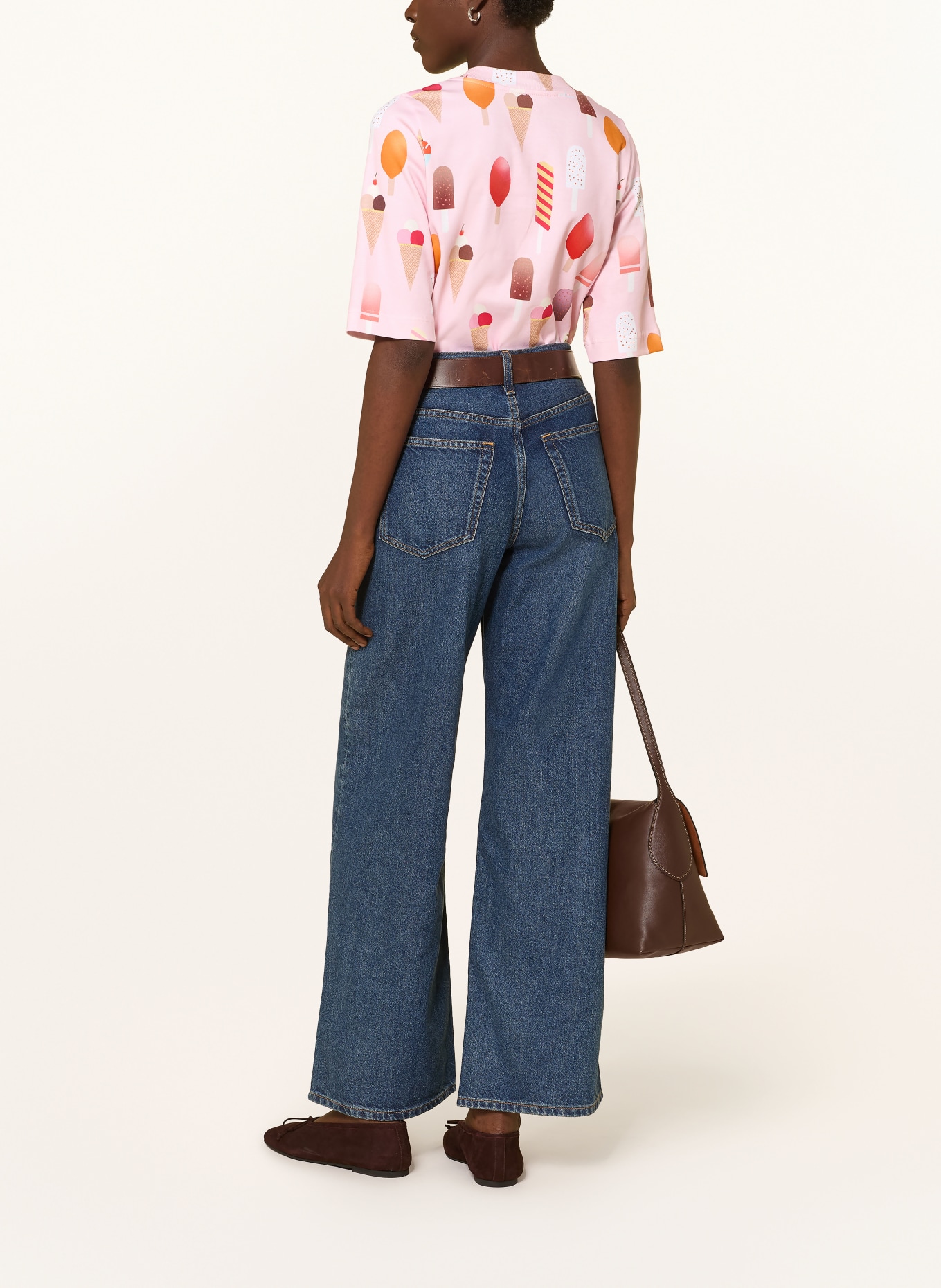 lilienfels T-shirt: ROSE / PINK / ORANGE