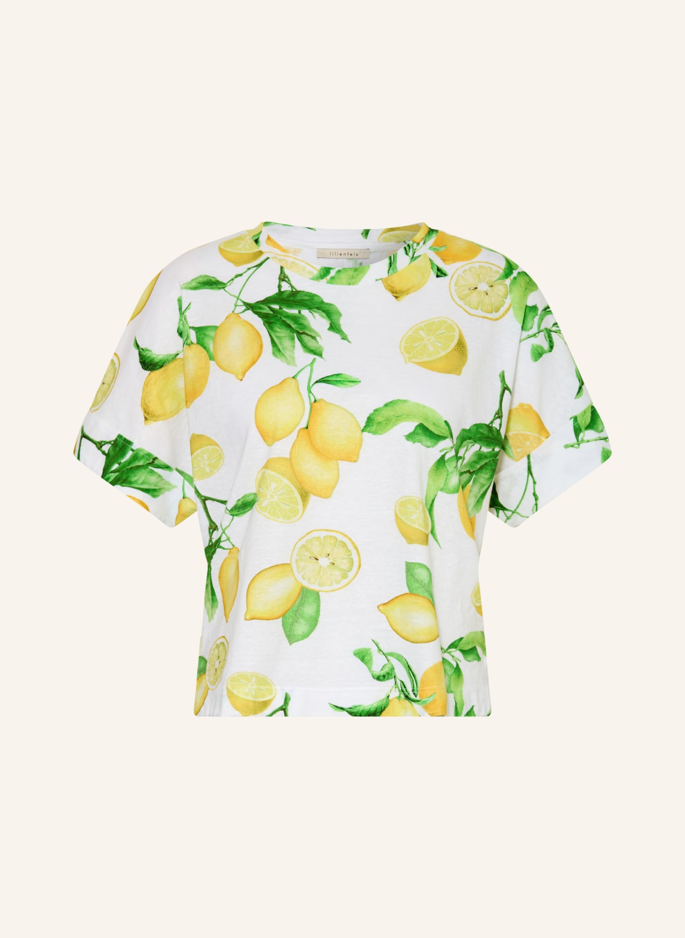 lilienfels T-Shirt: WEISS / GELB / GRÜN