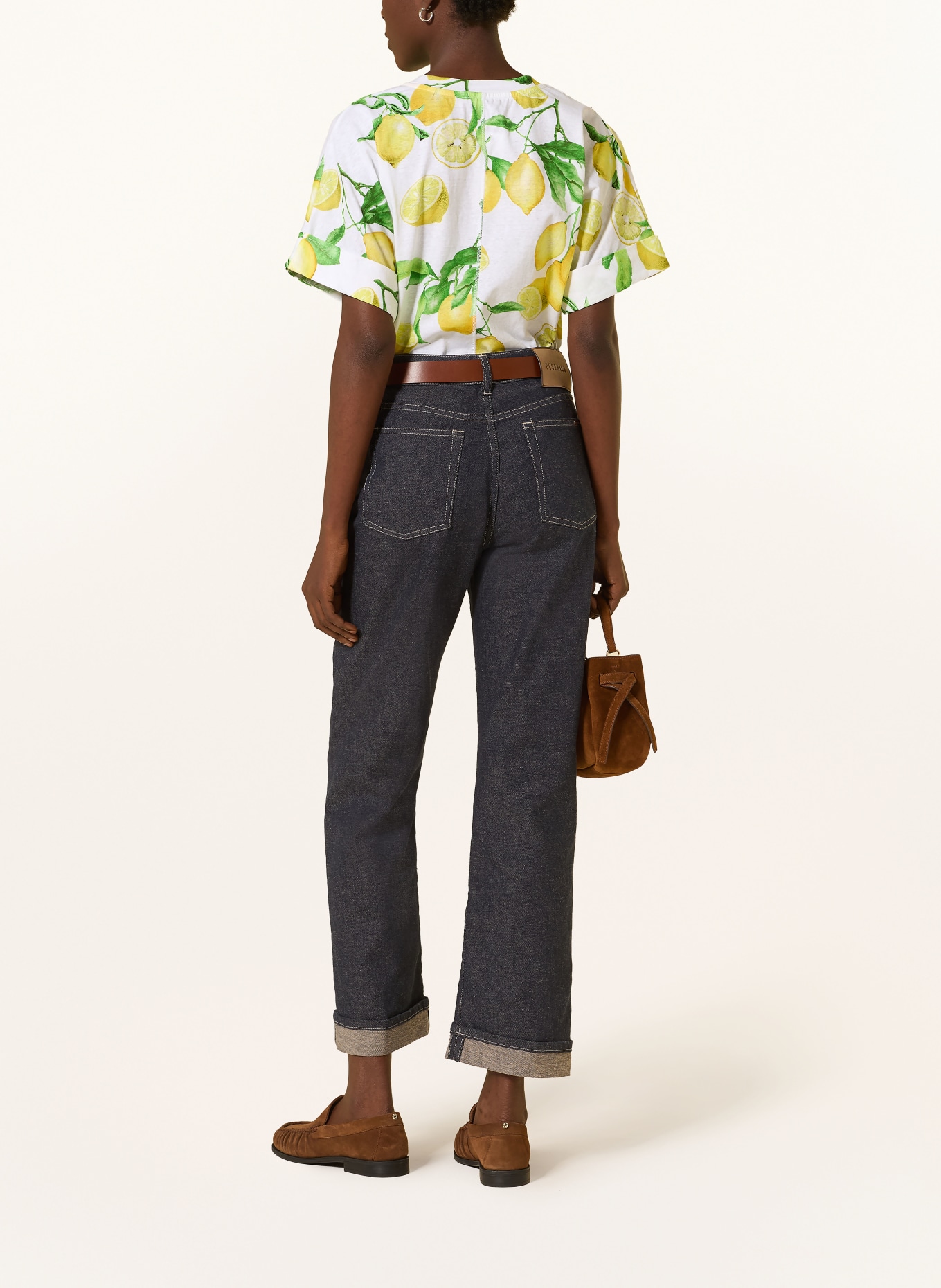 lilienfels T-Shirt: WEISS / GELB / GRÜN