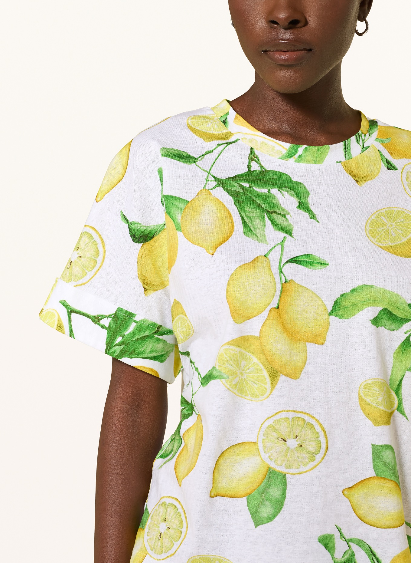 lilienfels T-Shirt: WEISS / GELB / GRÜN