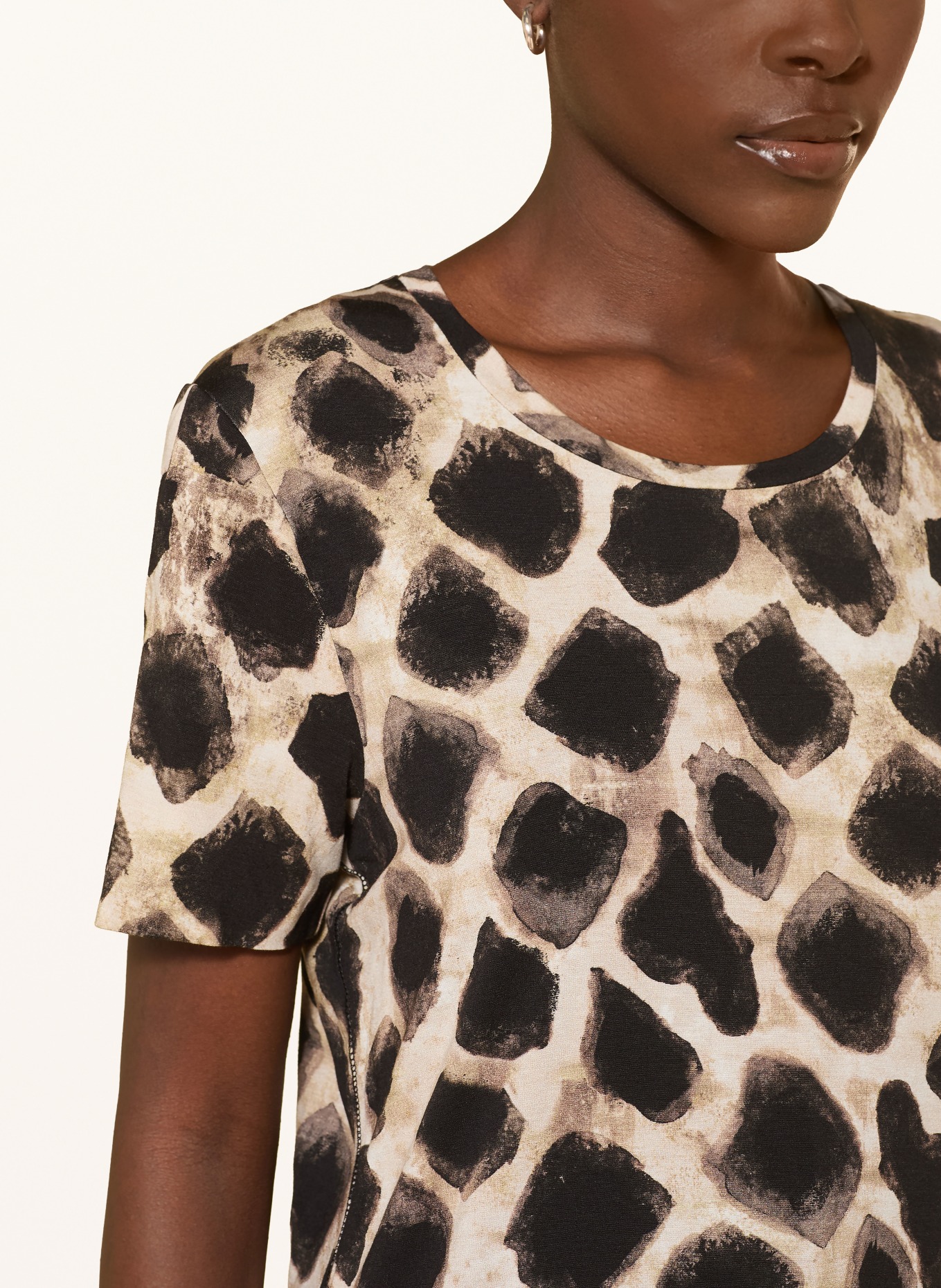 lilienfels T-shirt: CREAM / TAUPE / BLACK