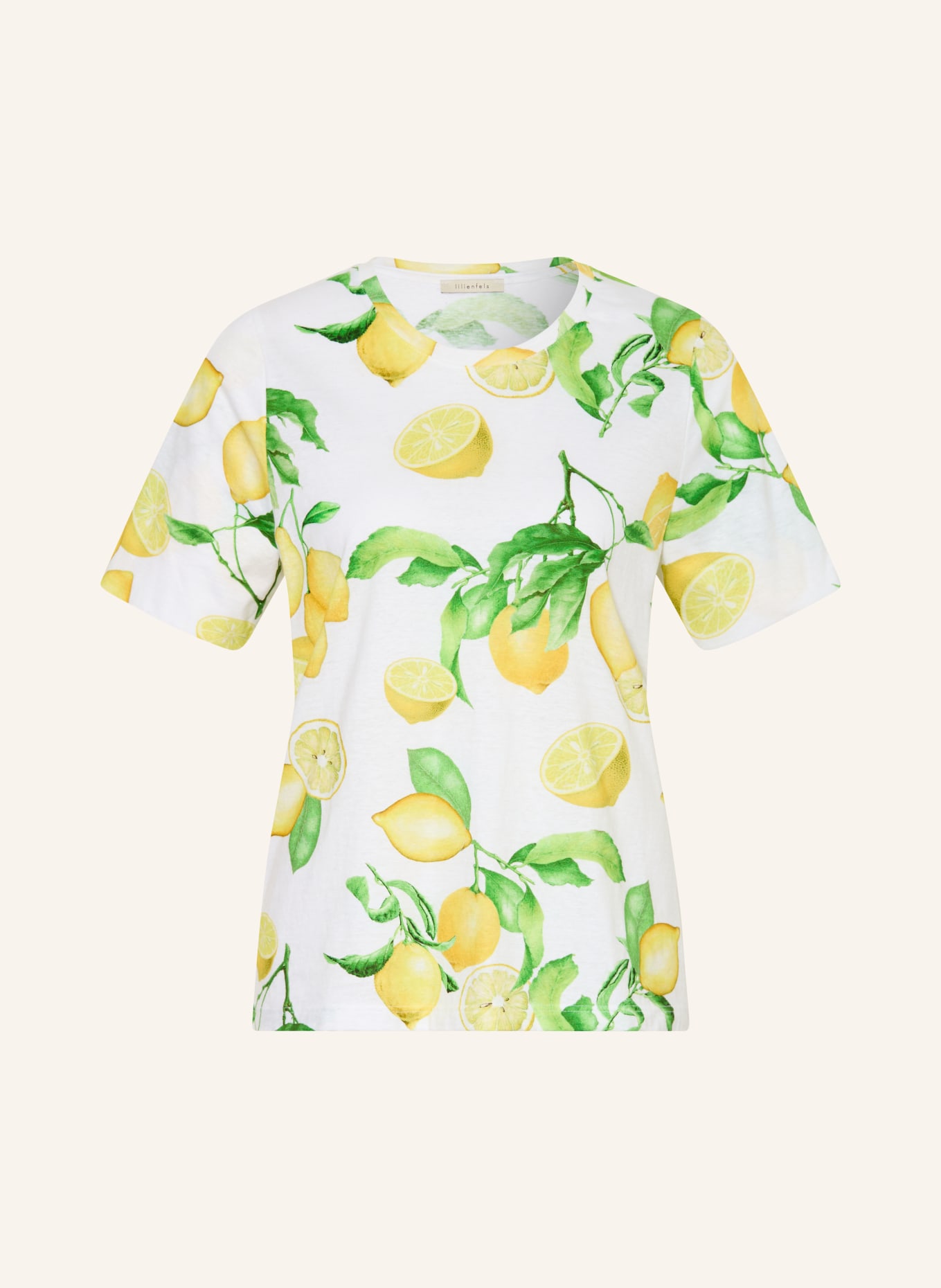 lilienfels T-shirt: WHITE / YELLOW / GREEN