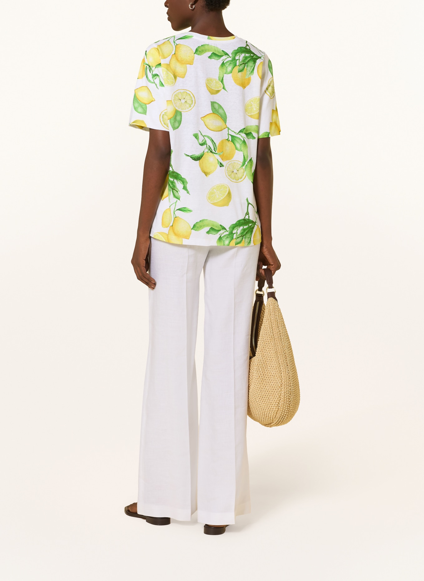 lilienfels T-shirt: WHITE / YELLOW / GREEN