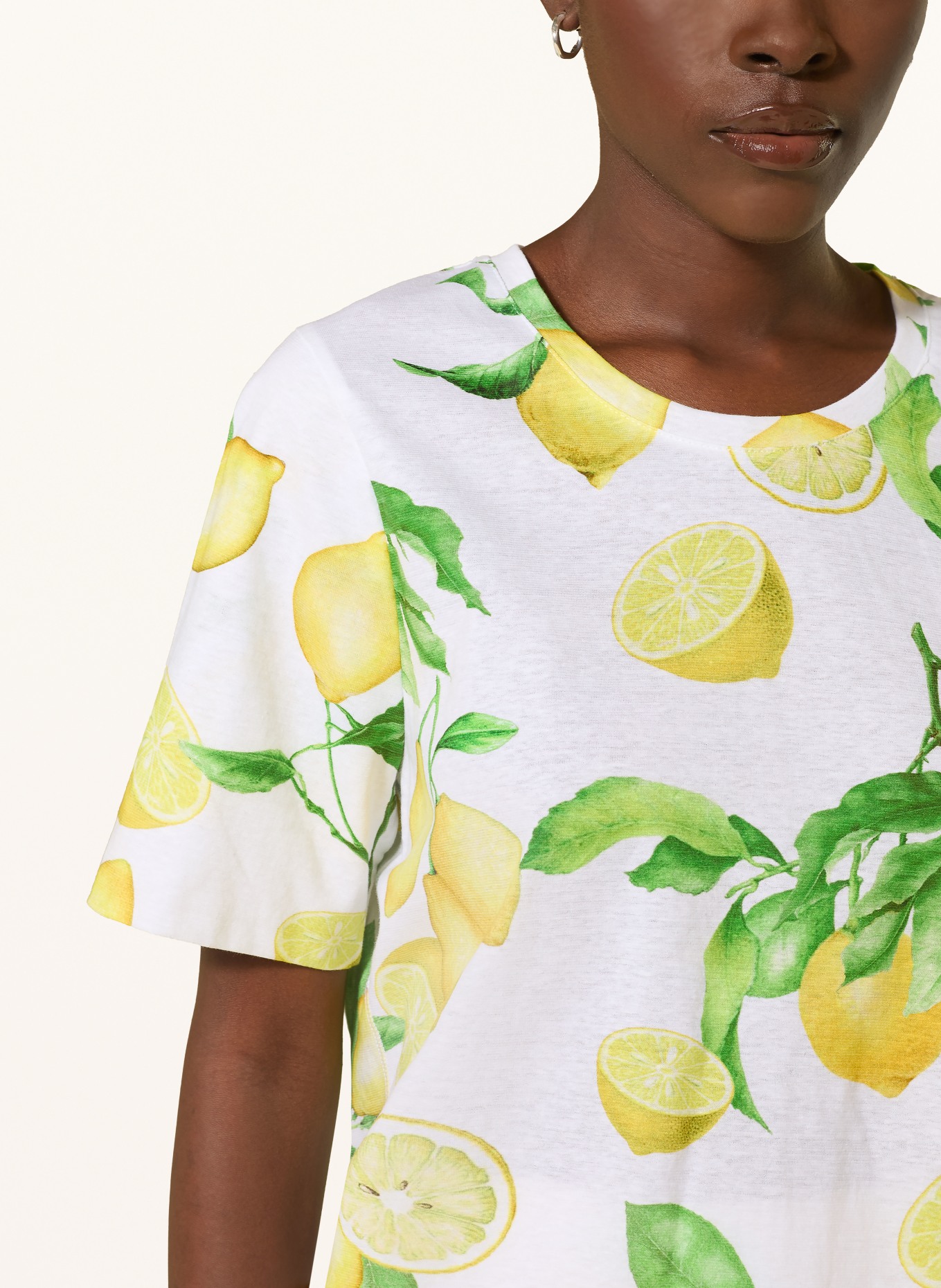 lilienfels T-shirt: WHITE / YELLOW / GREEN