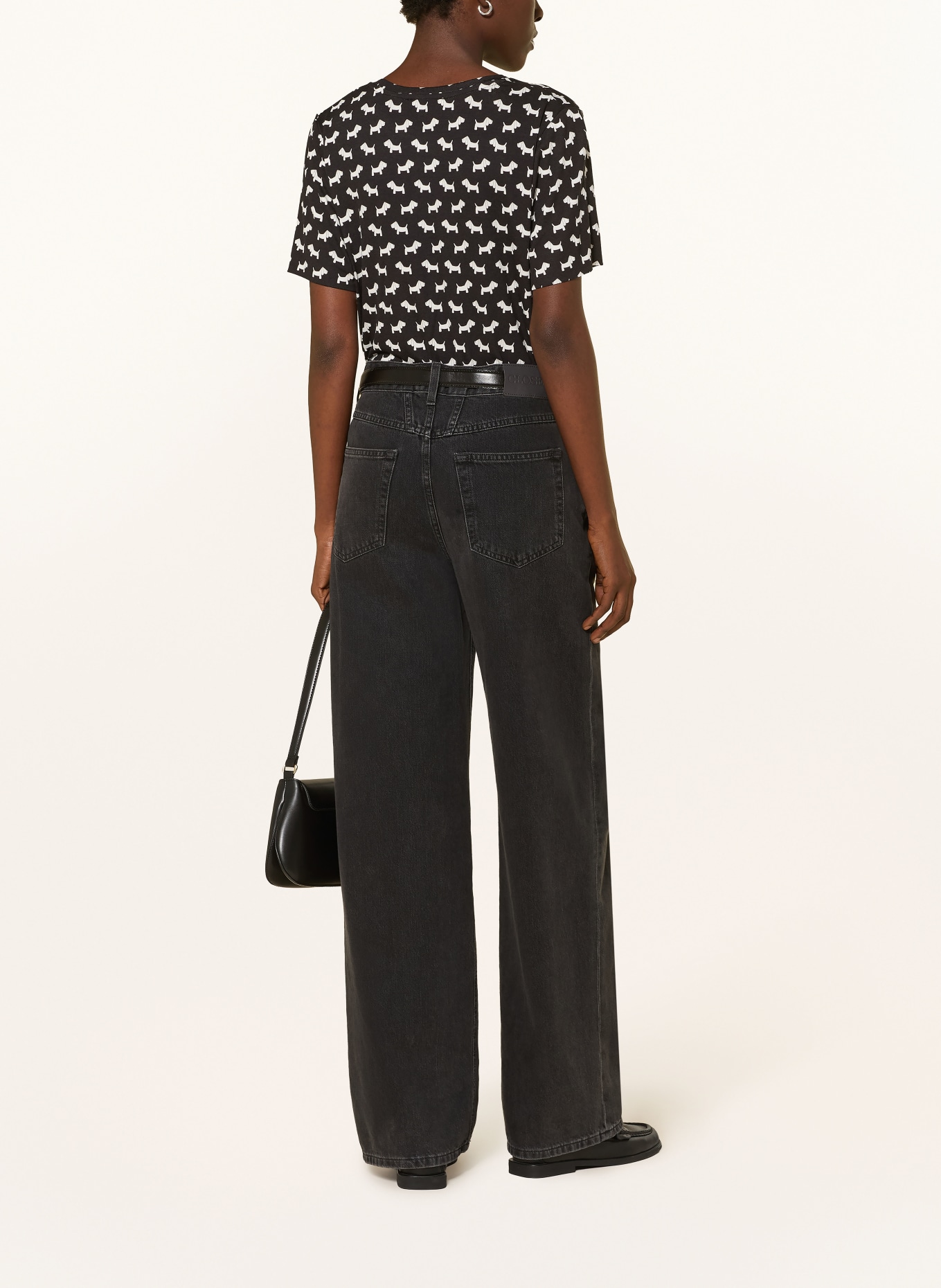 lilienfels T-shirt: ZWART / WIT