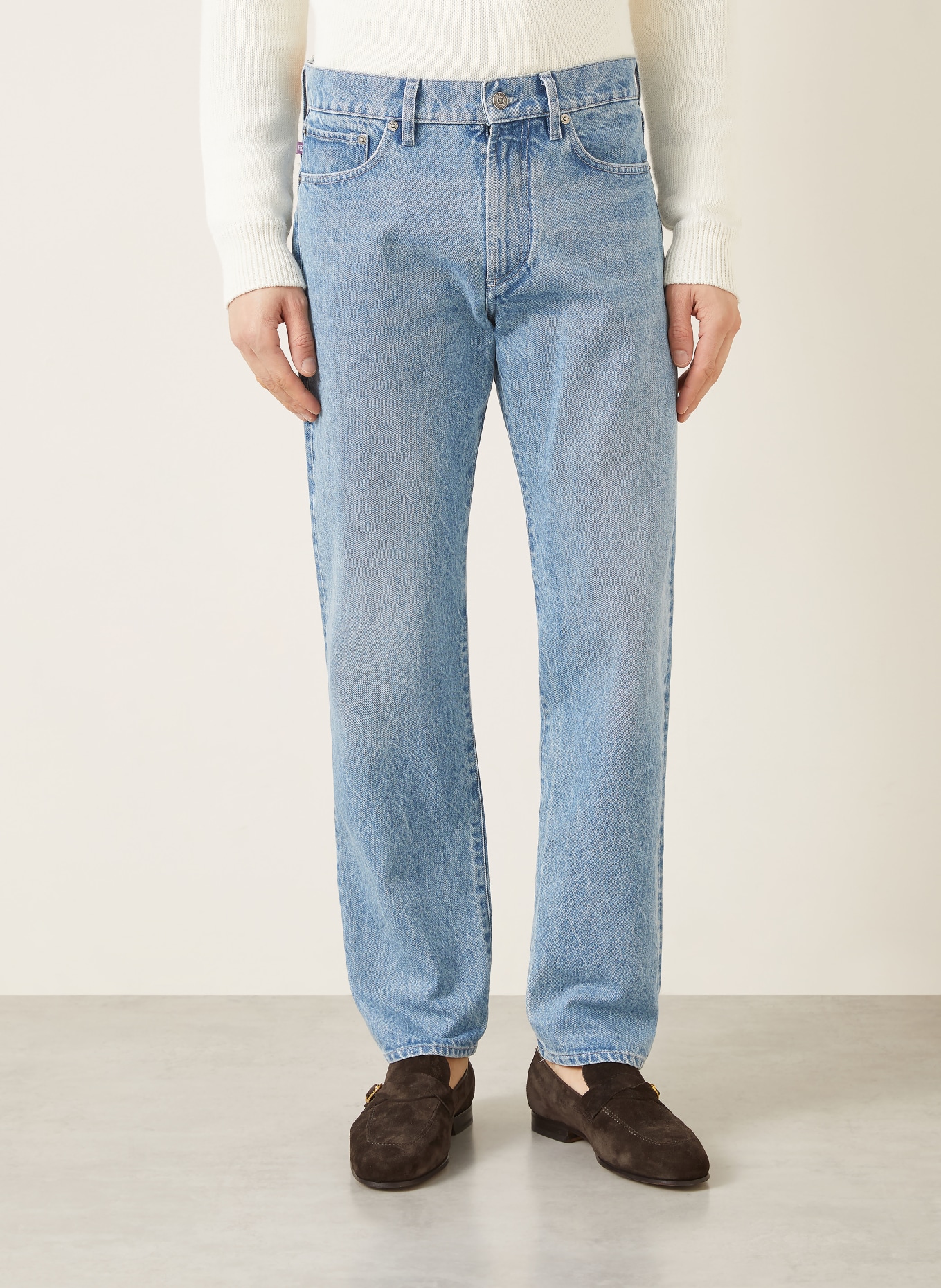 RALPH LAUREN PURPLE LABEL Jeans Slim Fit: 003 LIGHT INDIGO