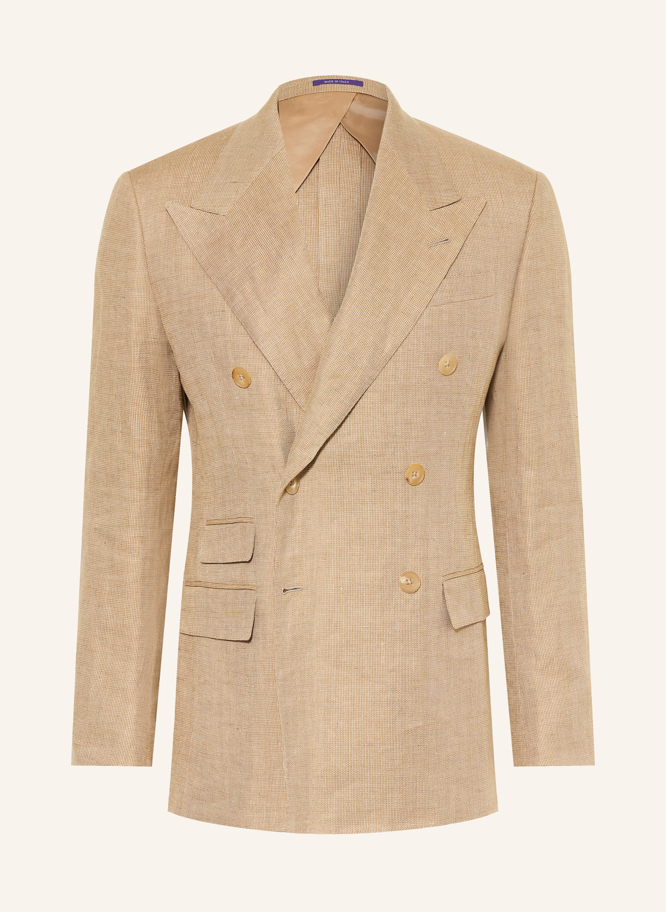 RALPH LAUREN PURPLE LABEL Anzugssakko Extra Slim Fit: 001 KHAKI MULTI