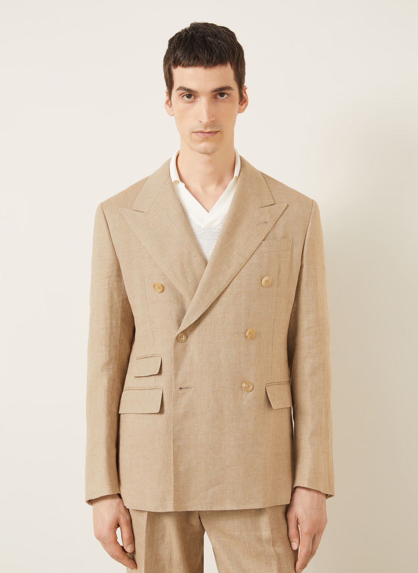 RALPH LAUREN PURPLE LABEL Anzugssakko Extra Slim Fit: 001 KHAKI MULTI