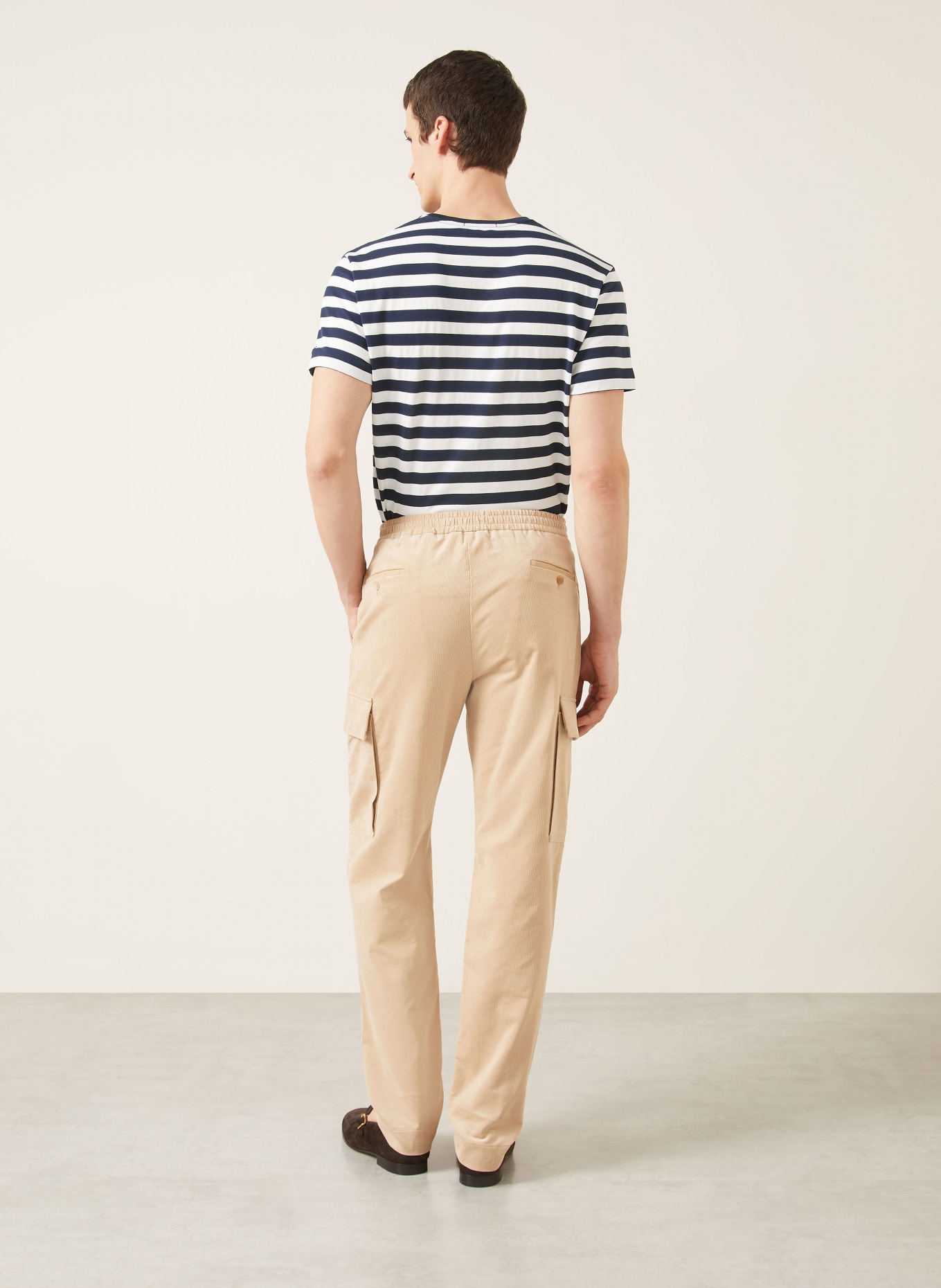 RALPH LAUREN PURPLE LABEL Koszulka: BIAŁY / GRANATOWY