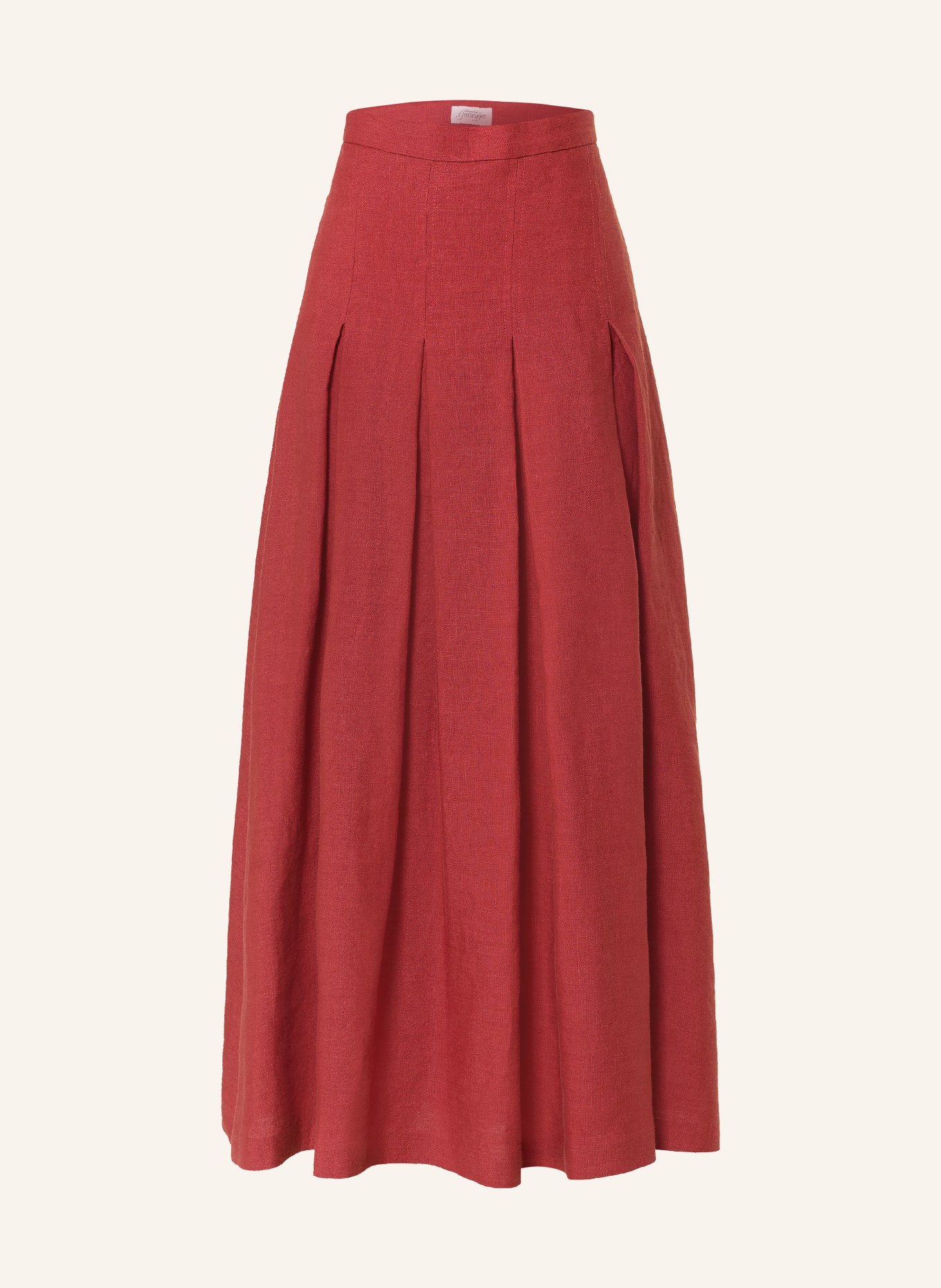 Grasegger Lněná sukně IVY: ČERVENÁ