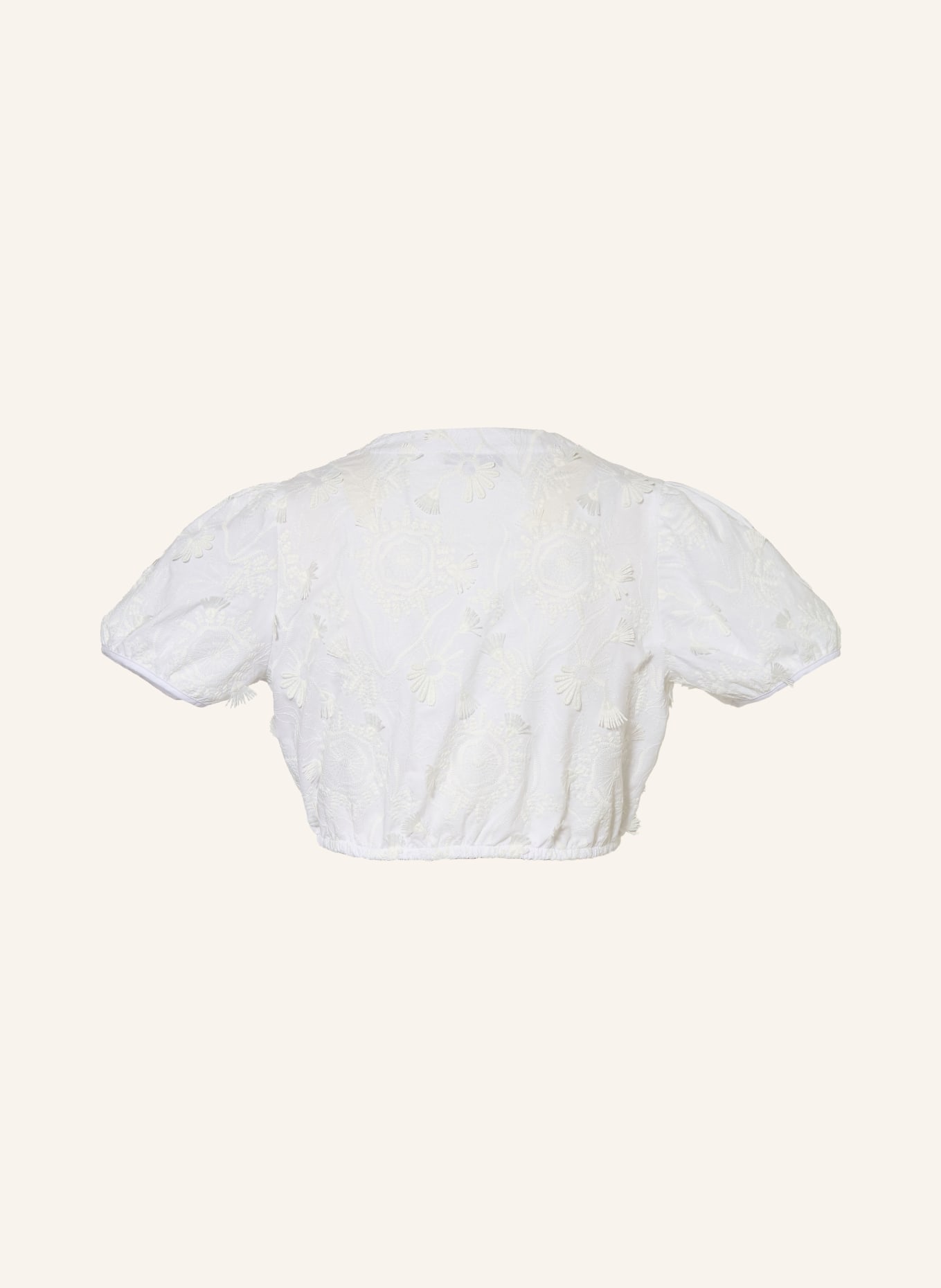 CocoVero Dirndlbluse VALENTINA: WEISS