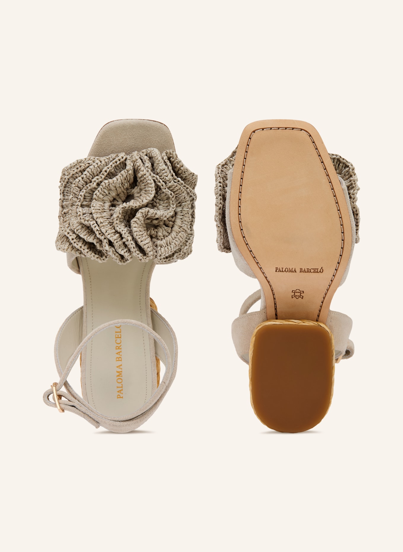 PALOMA BARCELÓ Sandály TERESSA: ŠEDÁ