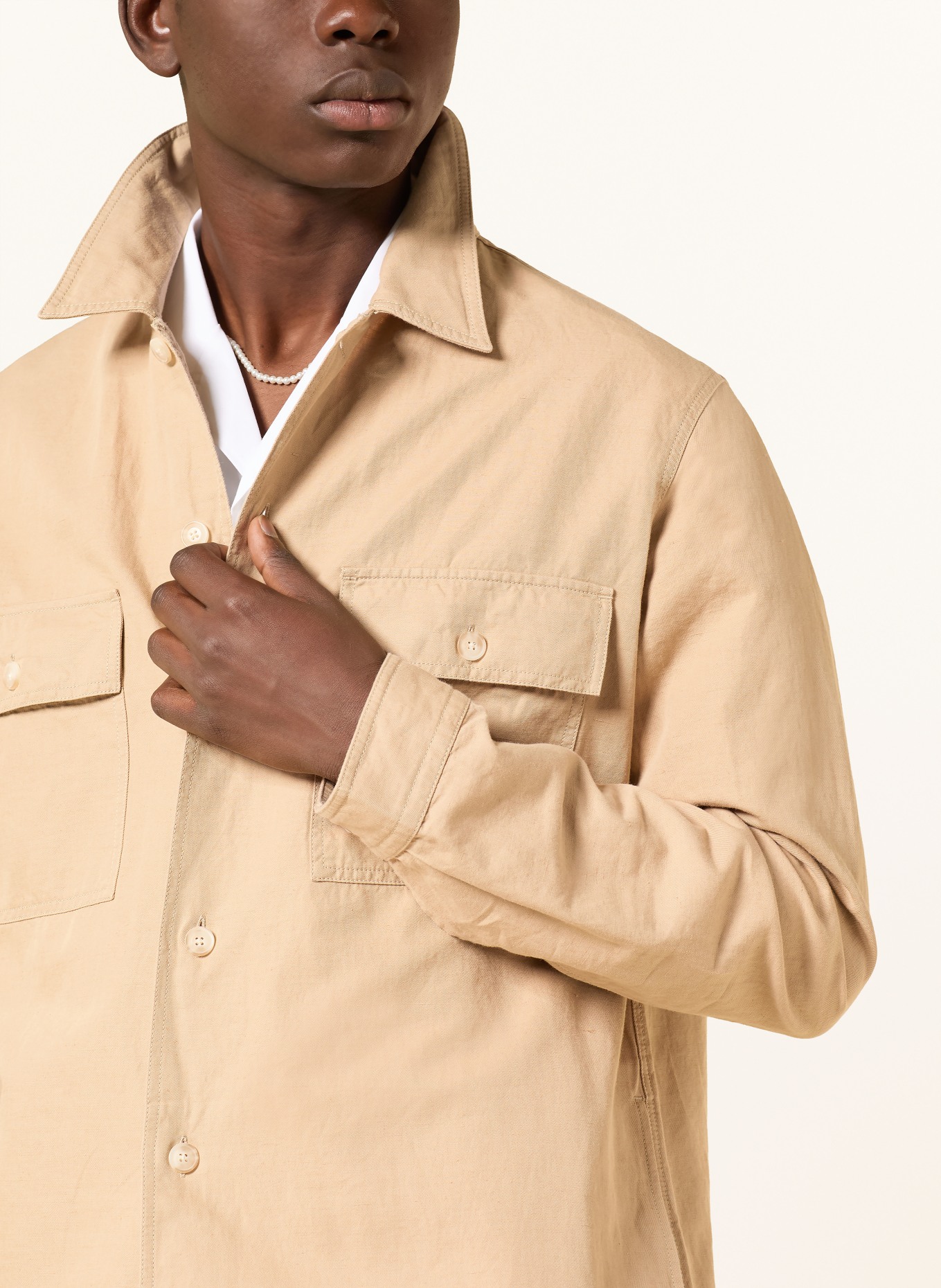 HUGO Overjacket EPOLDO: CAMEL