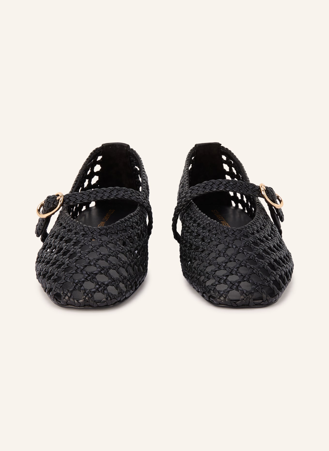 STUART WEITZMAN Ballerines Mary Jane PRIM: NOIR