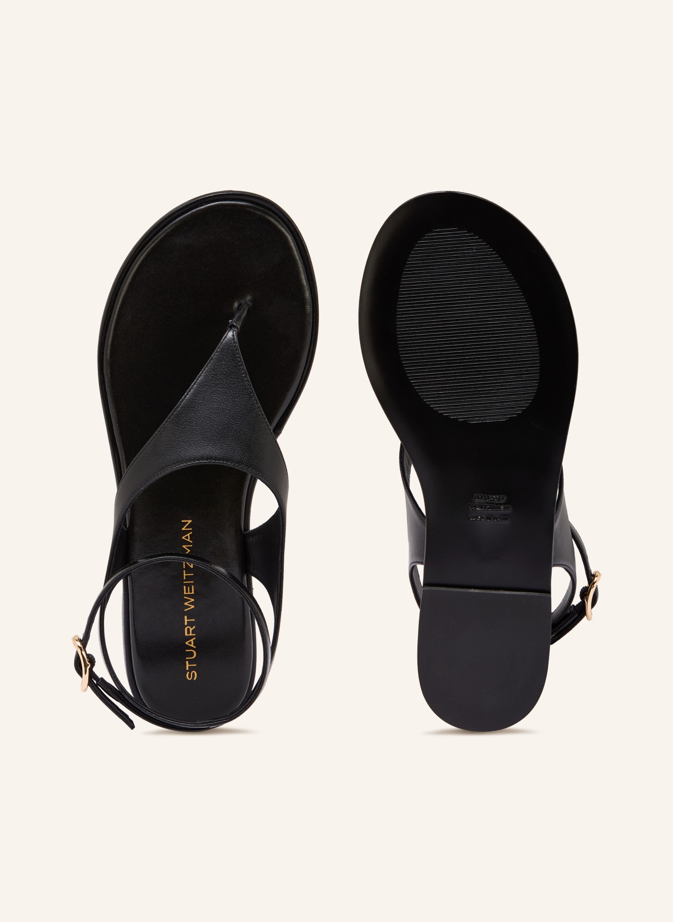 STUART WEITZMAN Klapki MARLEY: CZARNY