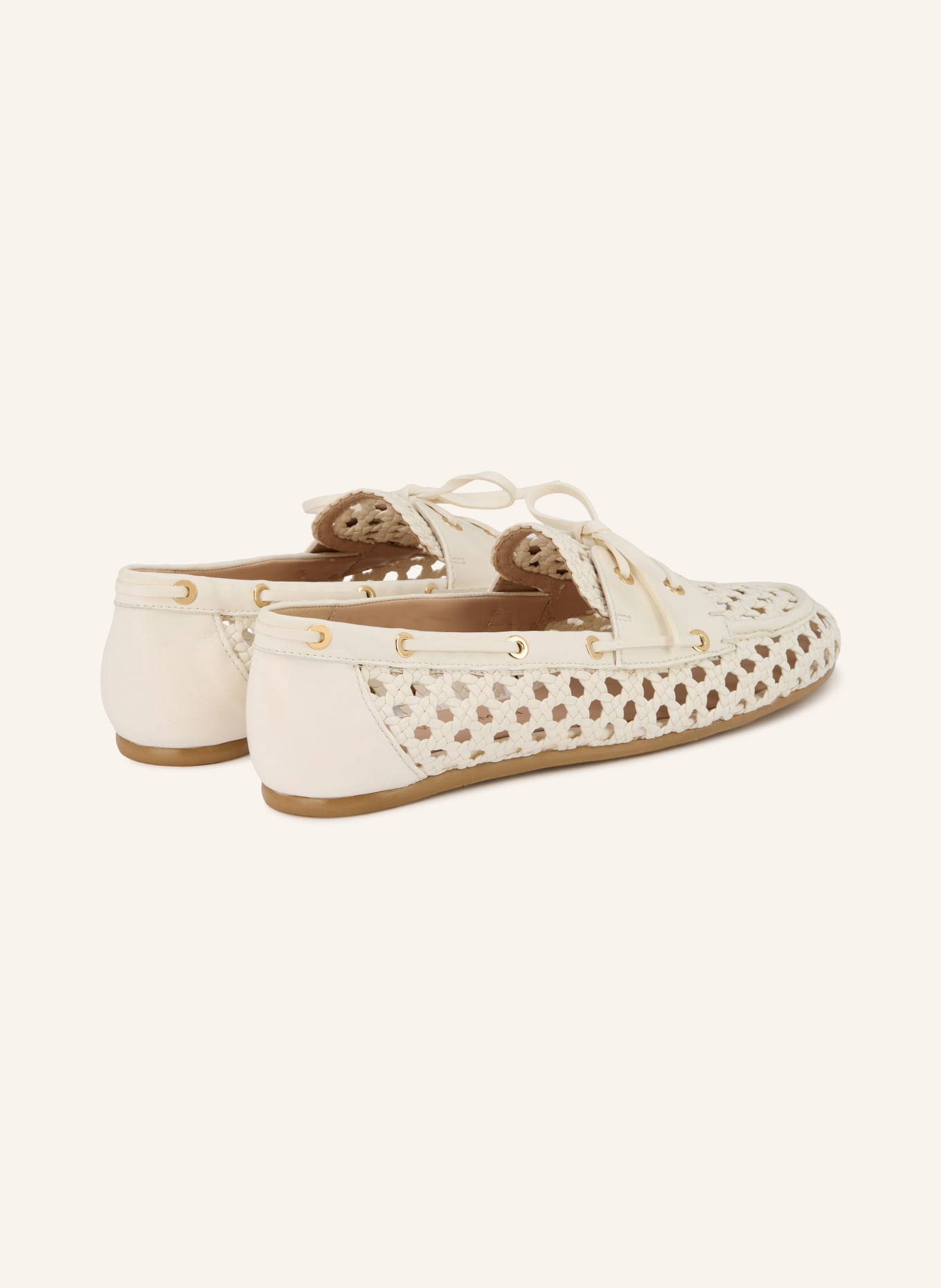 STUART WEITZMAN TINSLEY Loafers: WHITE