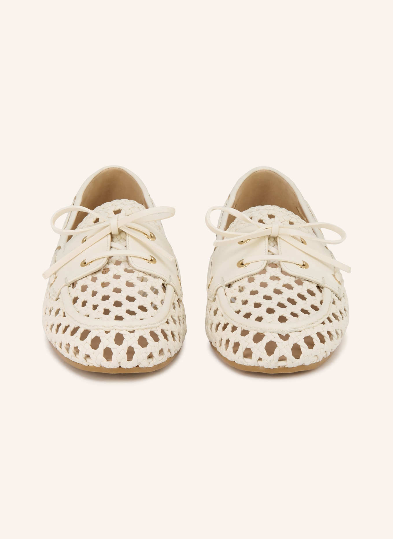 STUART WEITZMAN TINSLEY Loafers: WHITE