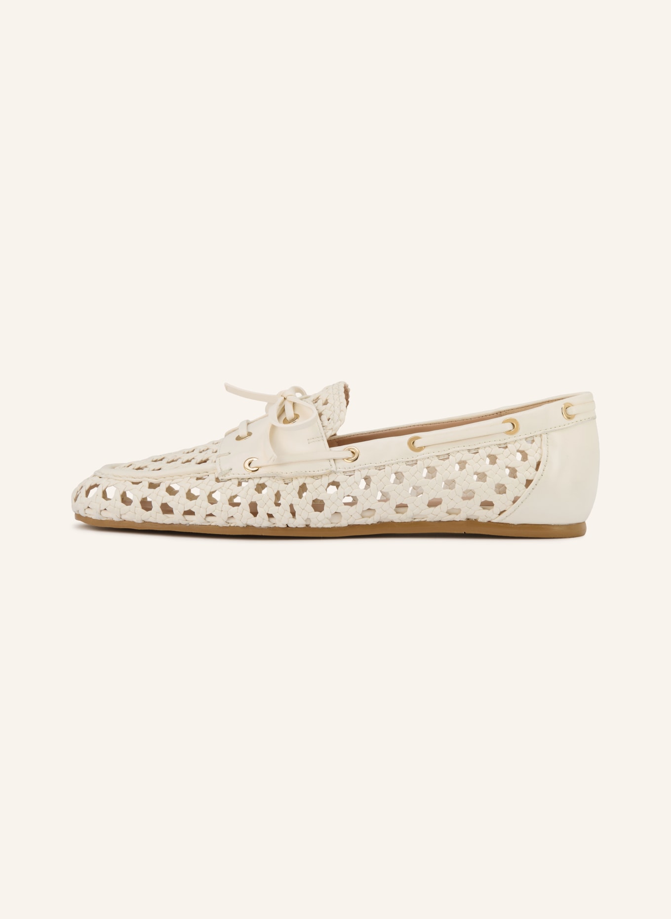 STUART WEITZMAN TINSLEY Loafers: WHITE