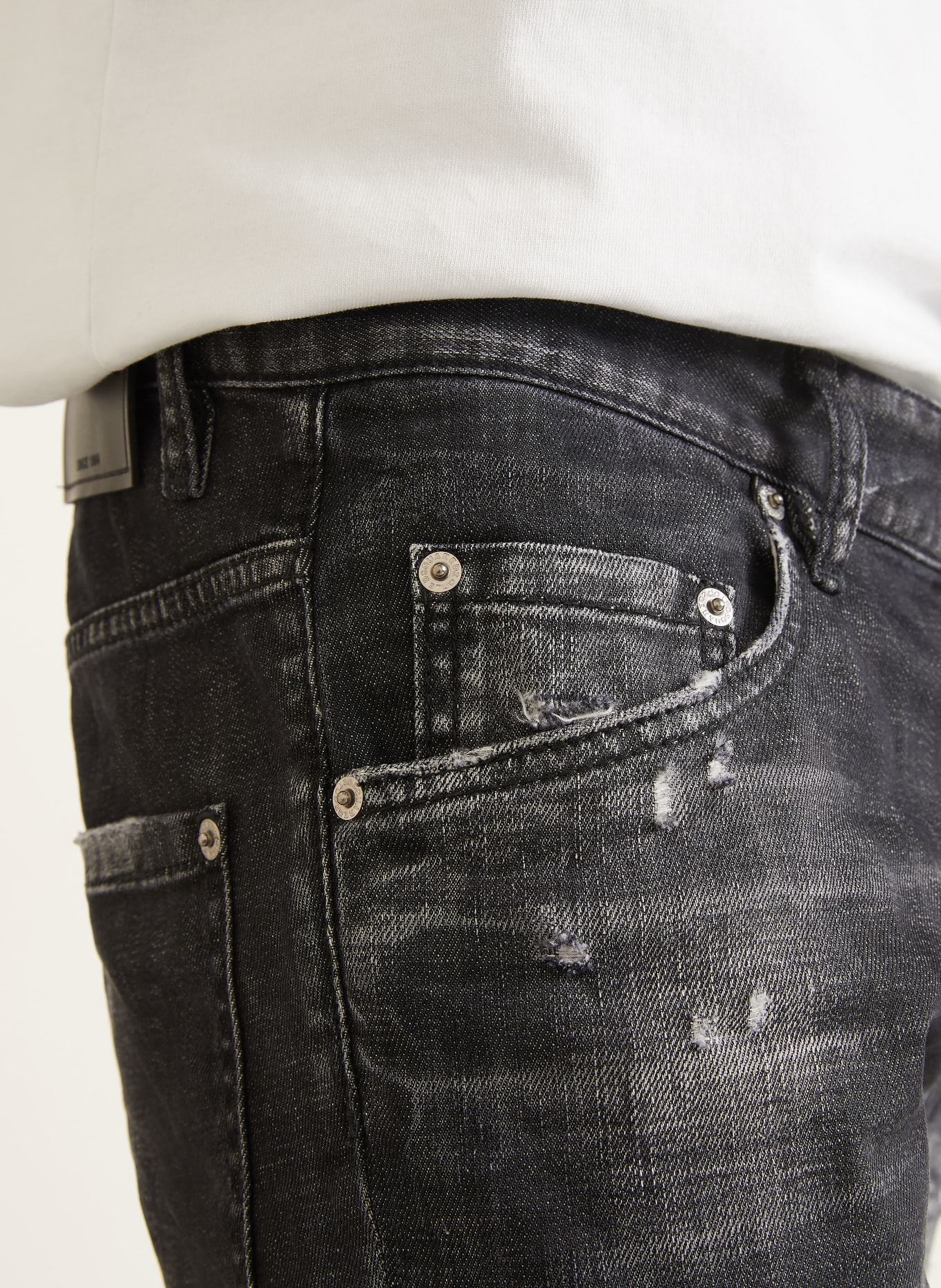 DSQUARED2 SKATER Extra Slim Fit Jeans: 900 BLACK