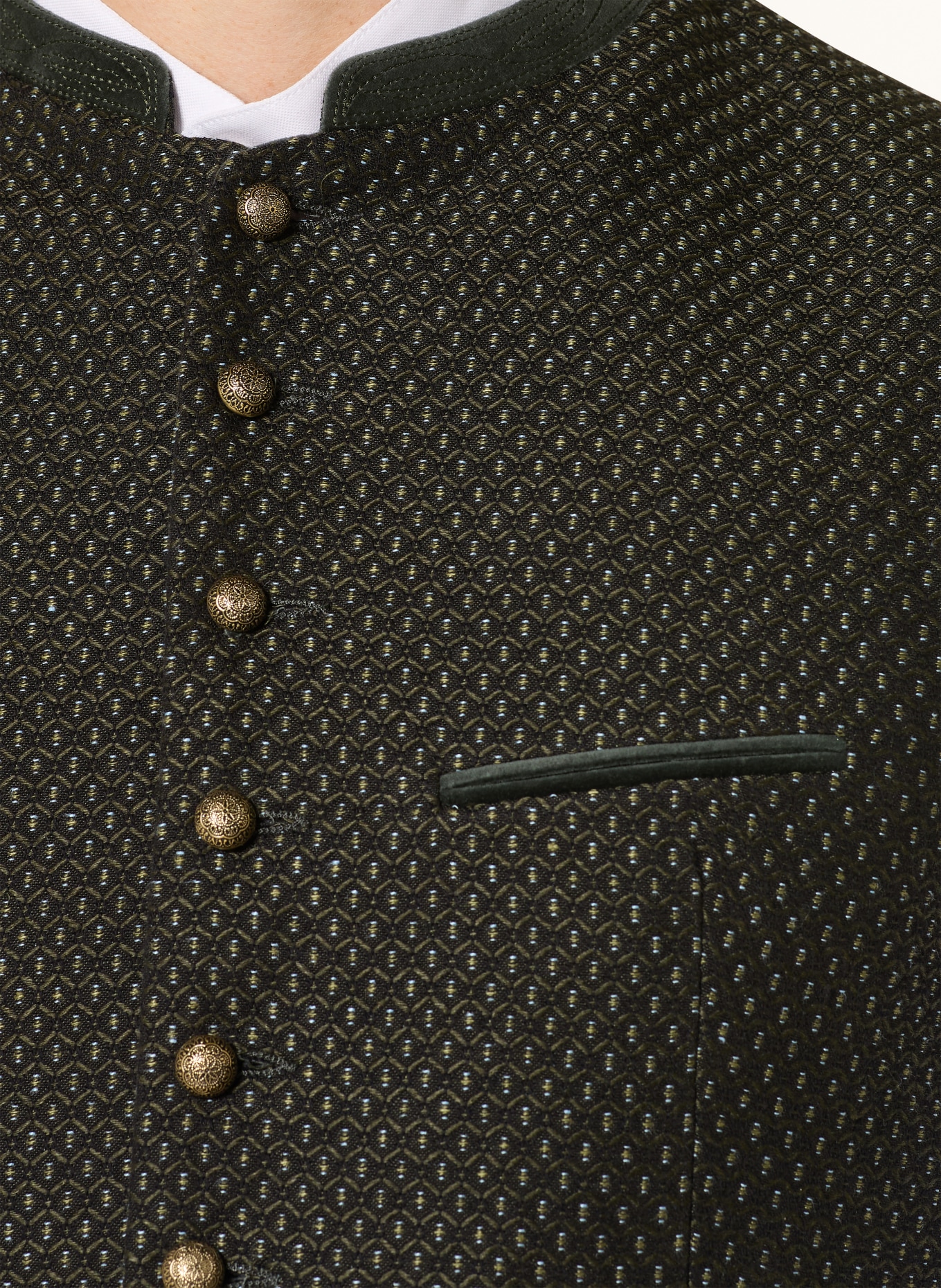 Gottseidank Trachtenweste KONSTANTIN: GRÜN / SCHWARZ