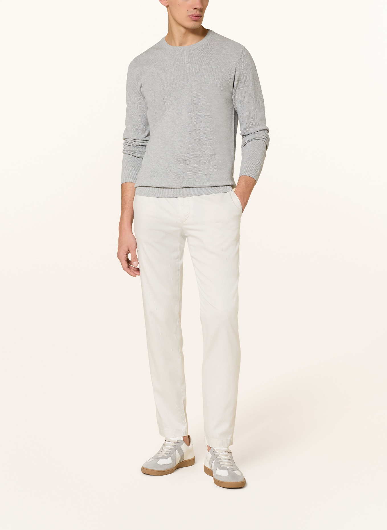 RAGMAN Pullover: GRAU