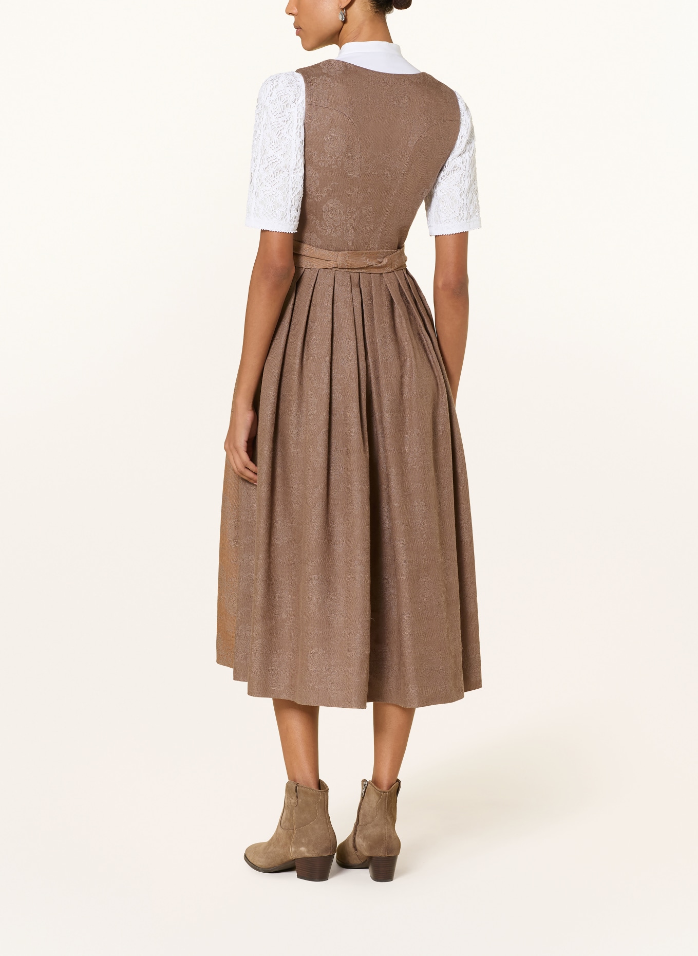 Gottseidank Dirndl MONIKA z lnu: SVĚTLE HNĚDÁ