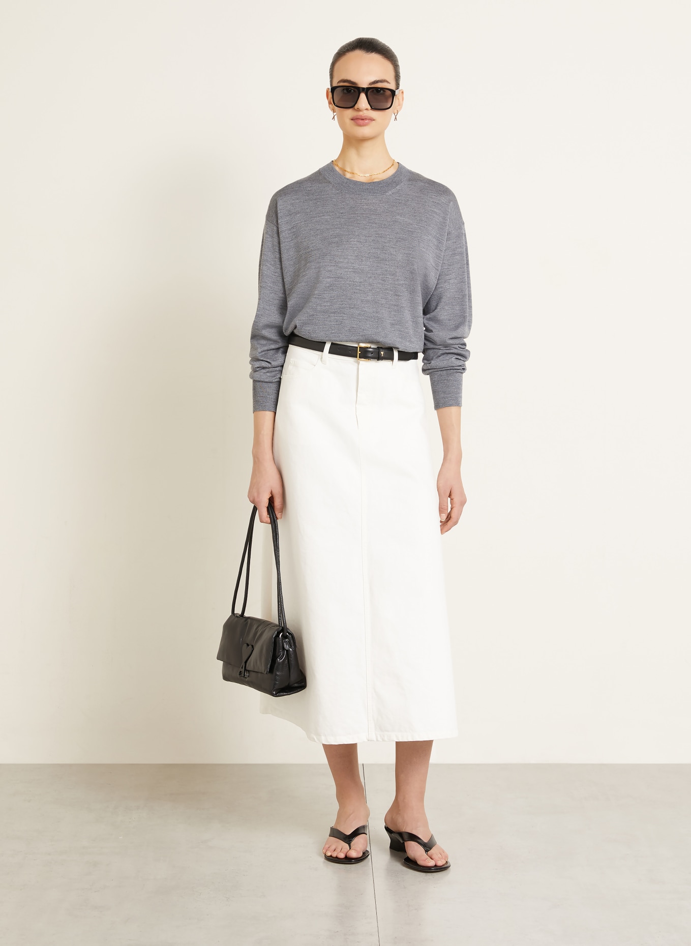 AMI PARIS Pullover: GRAU