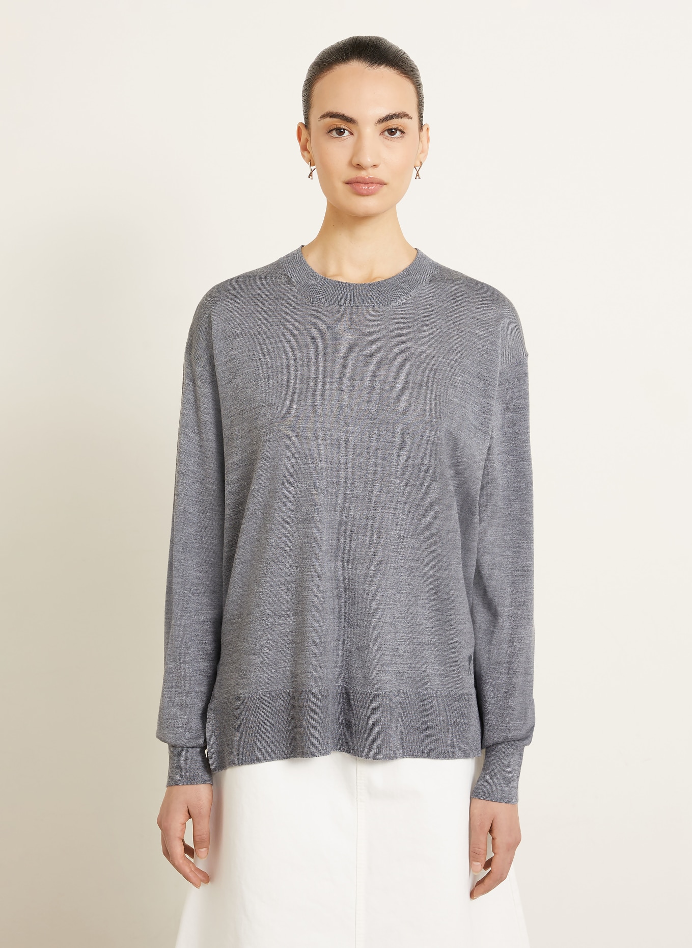 AMI PARIS Pullover: GRAU