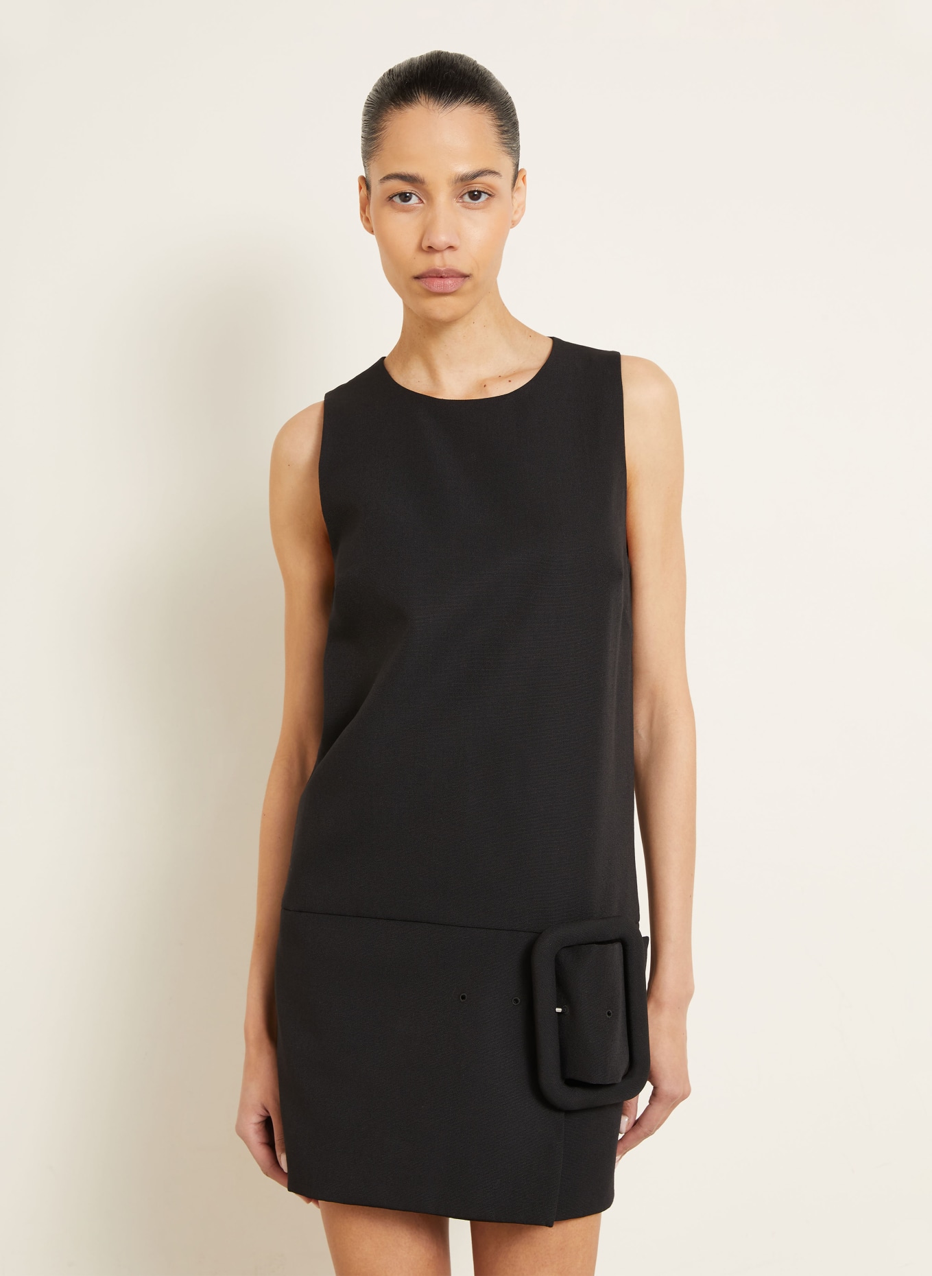 AMI PARIS robe fourreau: NOIR