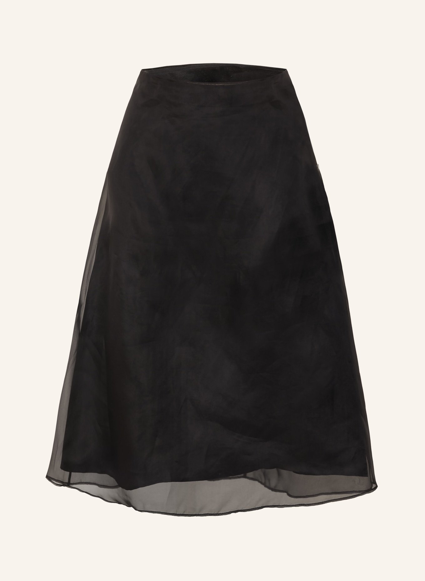 AMI PARIS Spódnica jedwabna: CZARNY