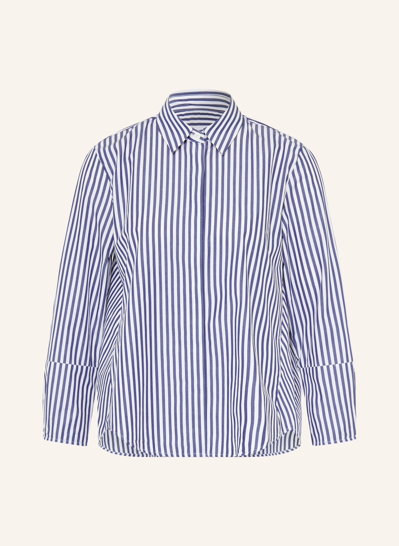 ROBERT FRIEDMAN Hemdbluse NORAL: DUNKELBLAU / WEISS