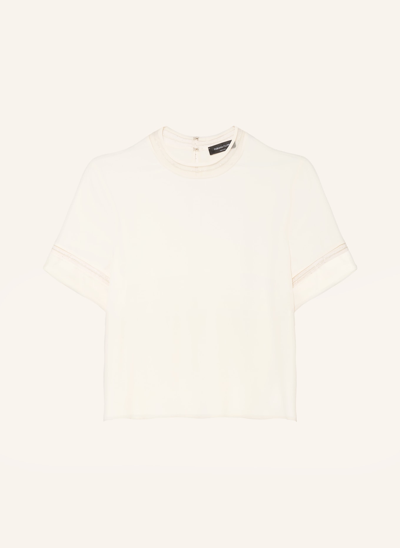 FABIANA FILIPPI Blusenshirt: ECRU
