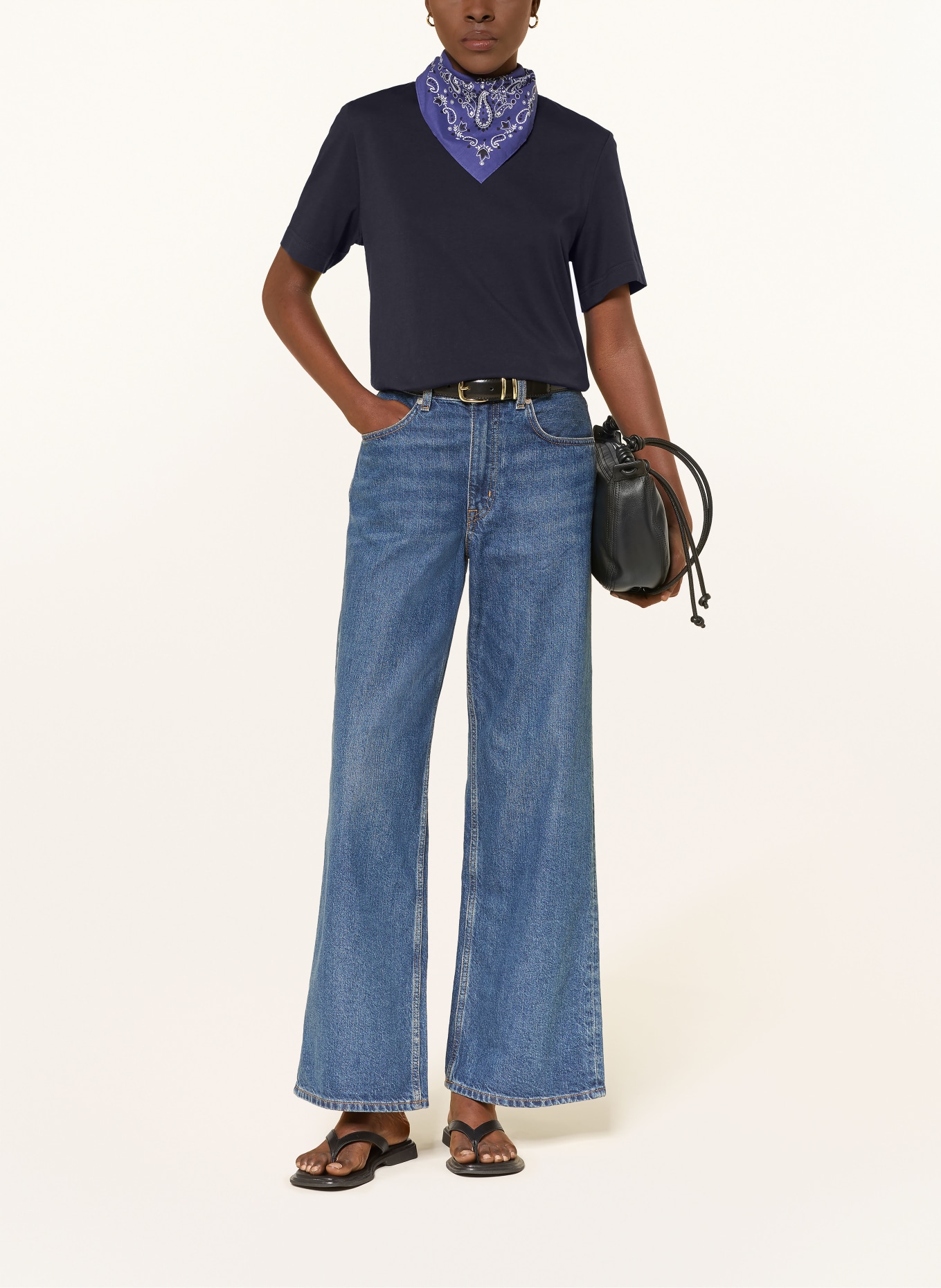 ARKET T-Shirt: DUNKELBLAU