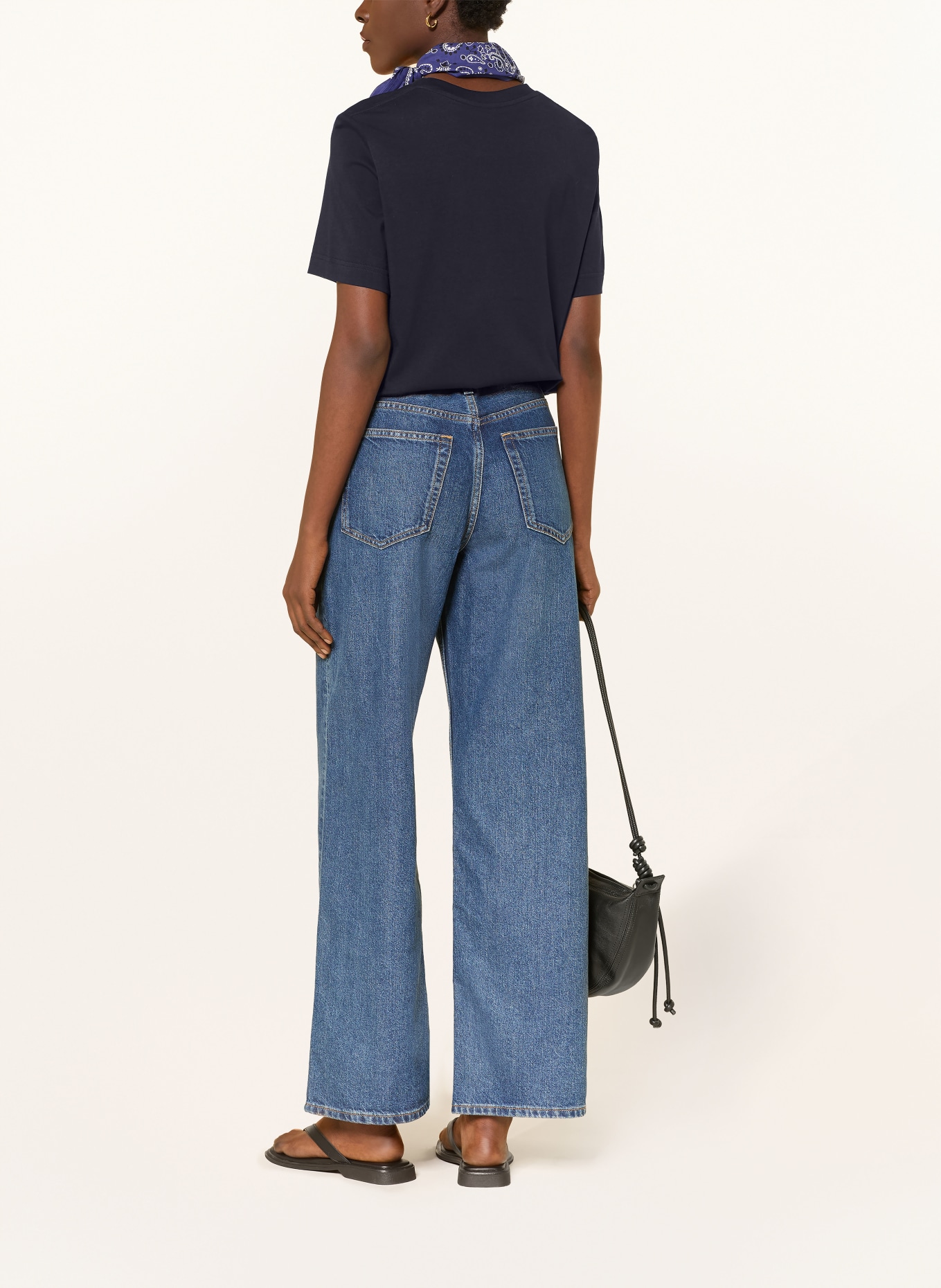 ARKET T-Shirt: DUNKELBLAU